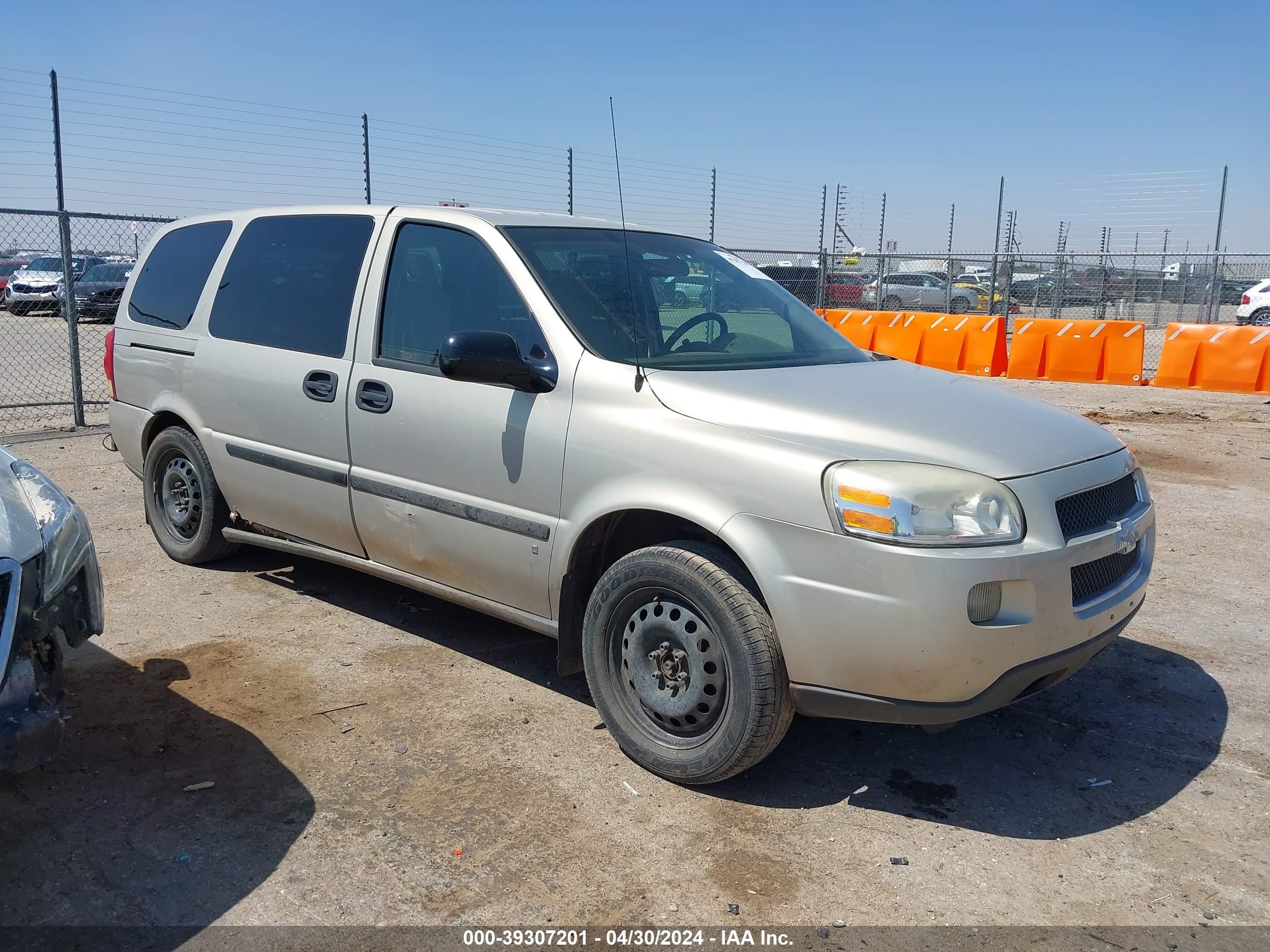 chevrolet uplander 2008 1gndv23wx8d163796