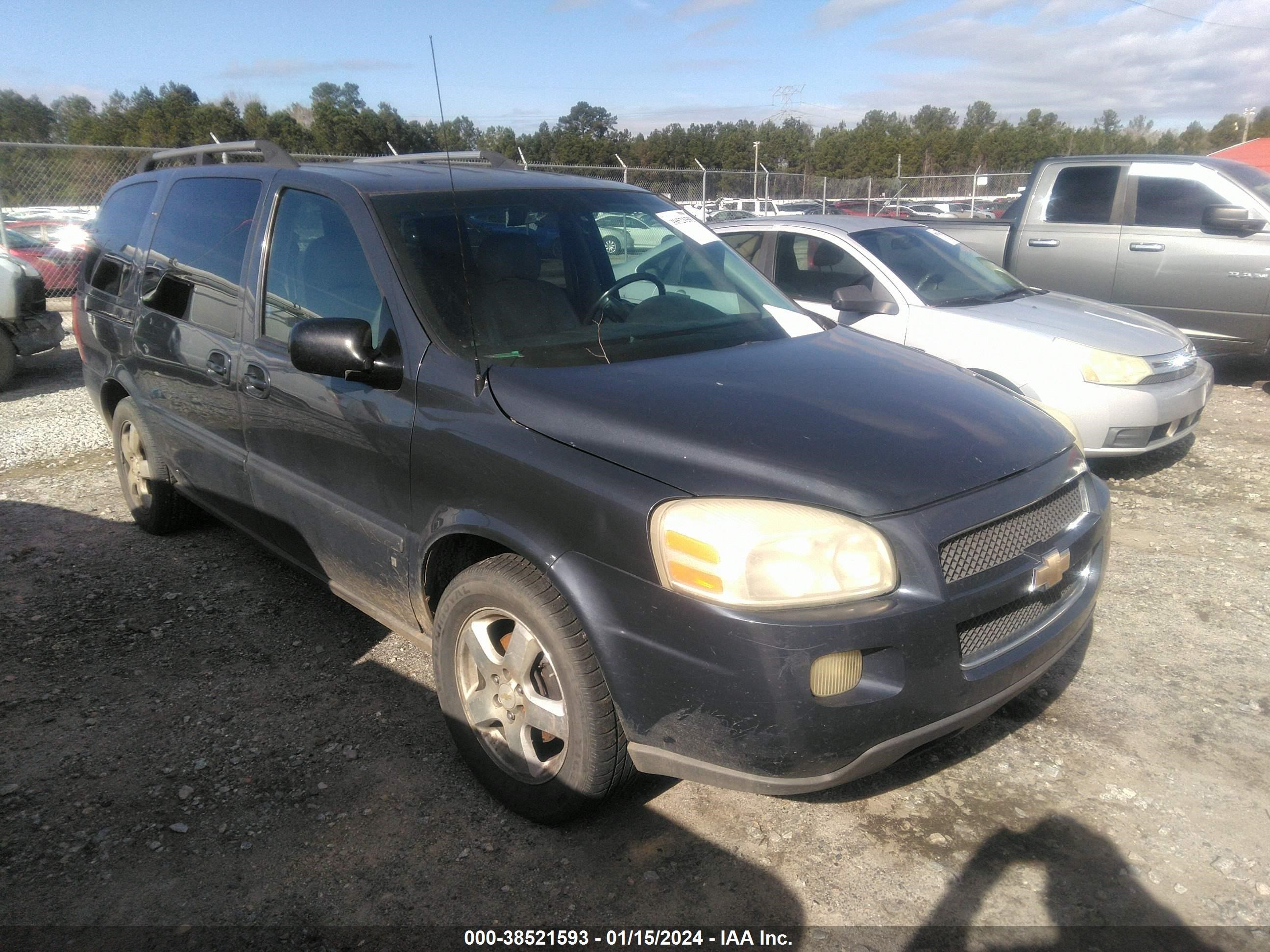 chevrolet uplander 2008 1gndv33138d159129