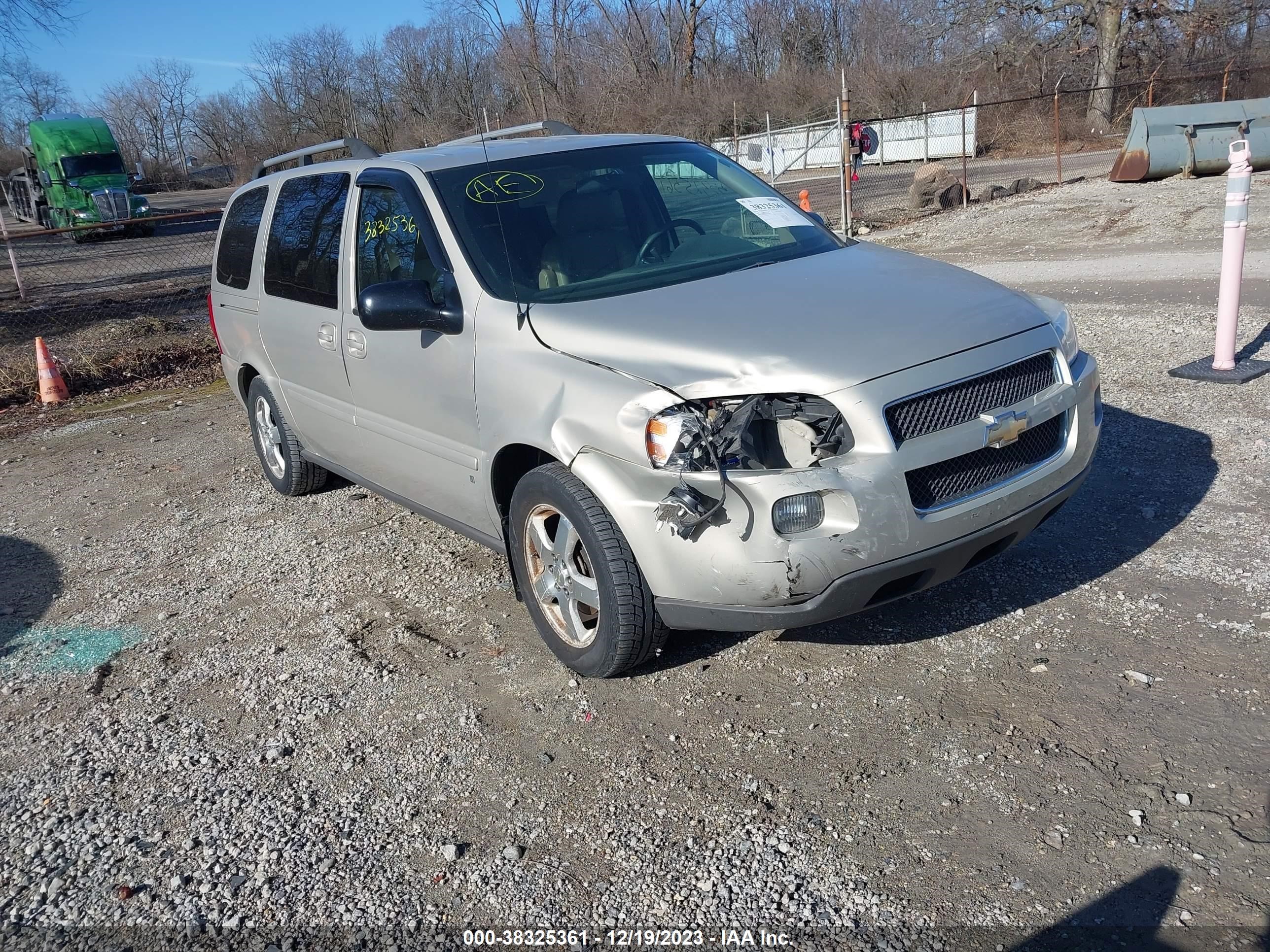 chevrolet uplander 2008 1gndv33148d153808