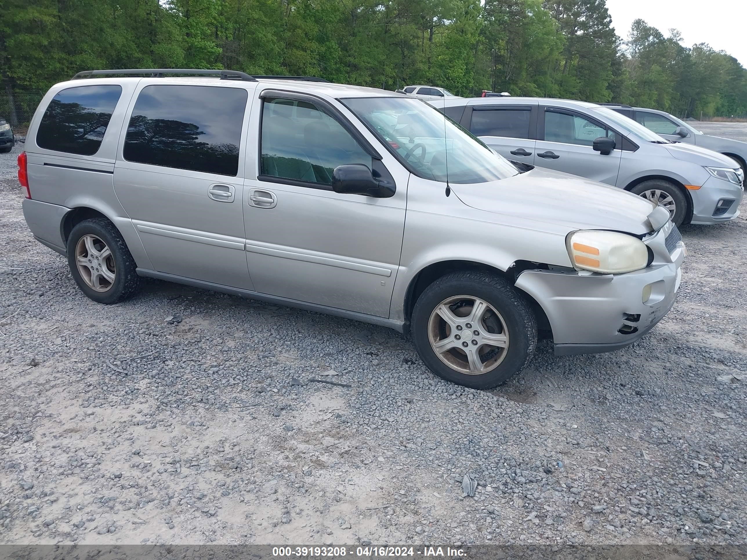 chevrolet uplander 2006 1gndv33l36d185504