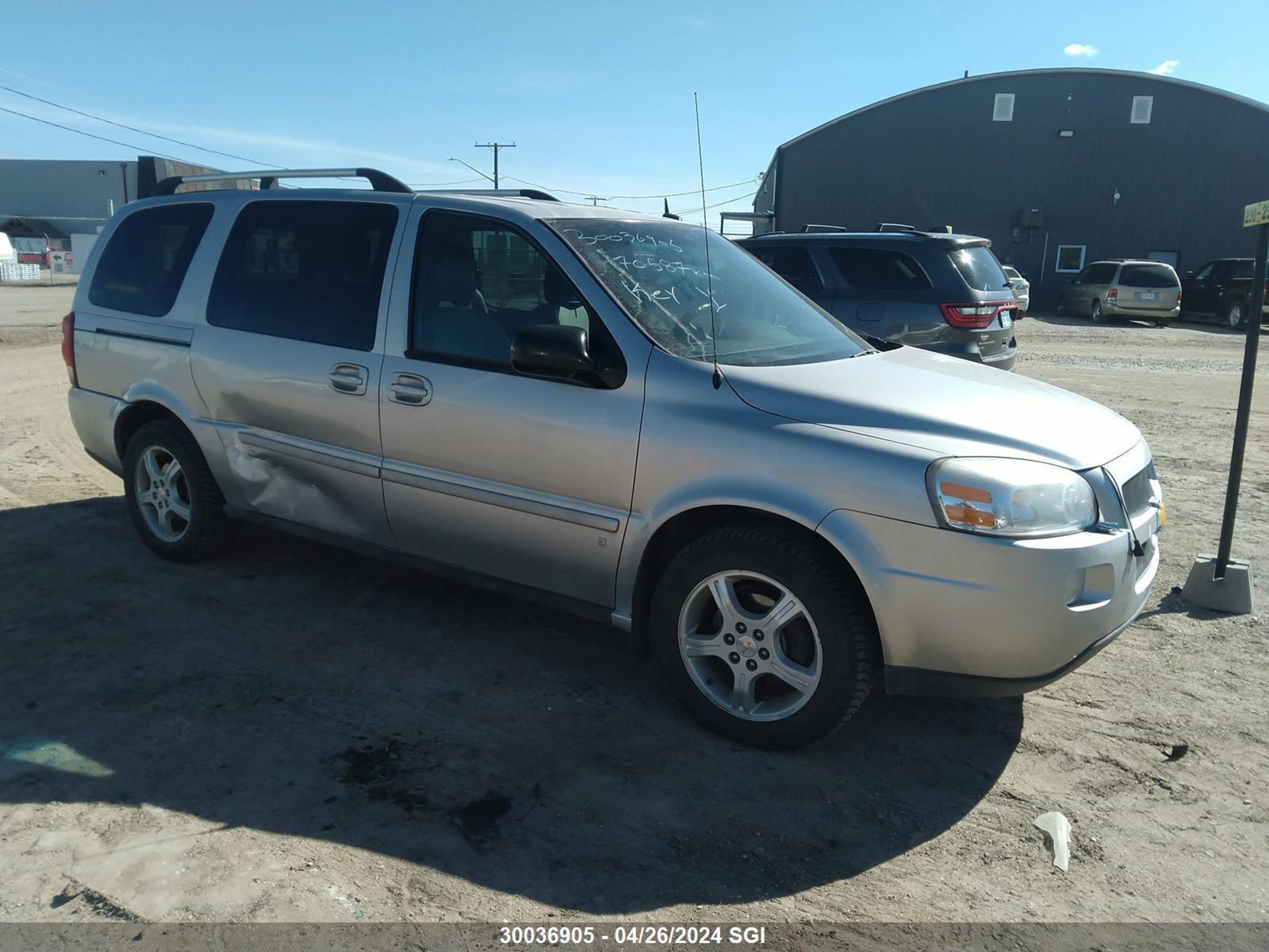 chevrolet uplander 2008 1gndv33w08d189278