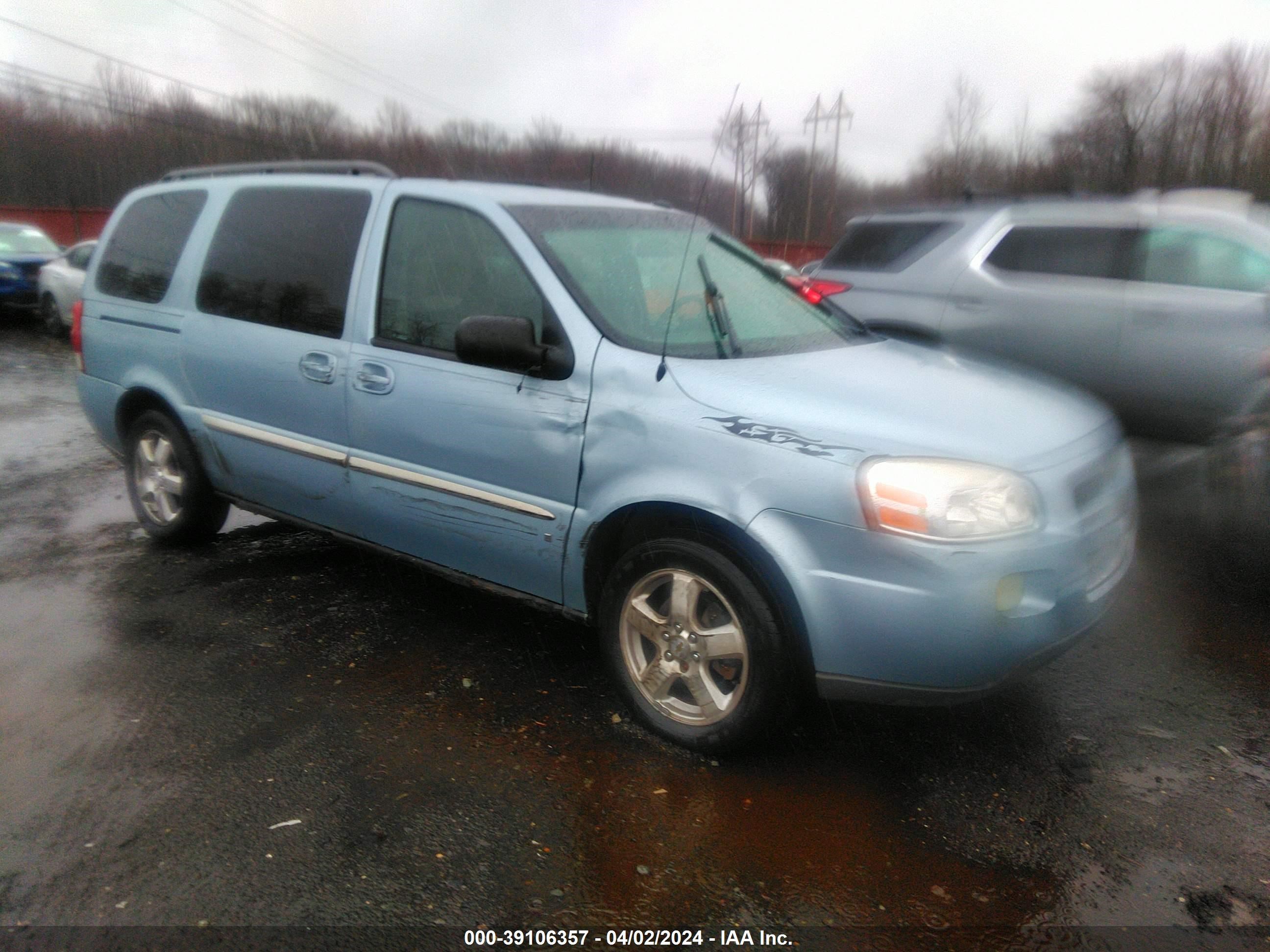 chevrolet uplander 2007 1gndv33wx7d144749