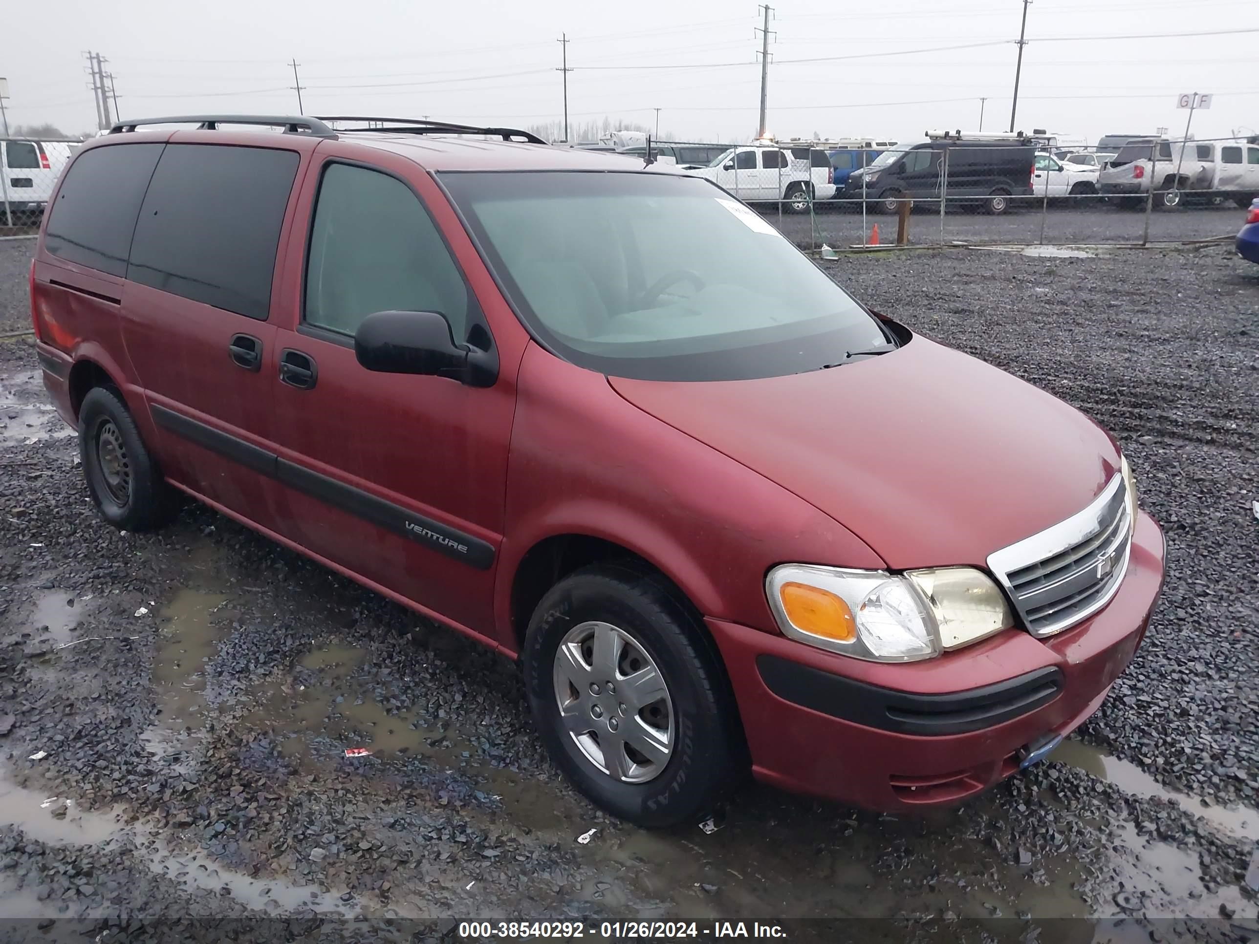 chevrolet venture 2001 1gndx03e81d136513