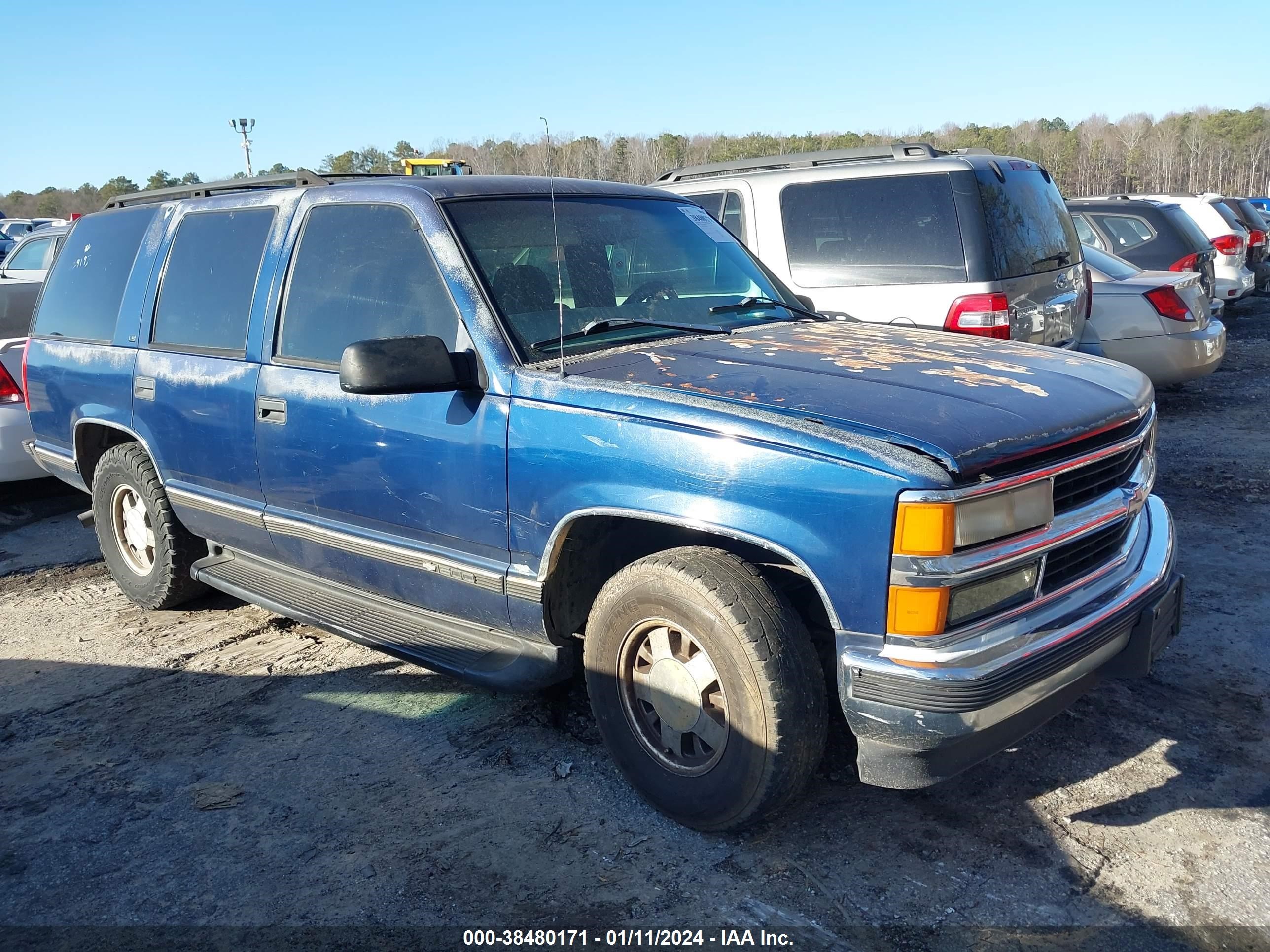 chevrolet tahoe 1997 1gnec13rxvj429197