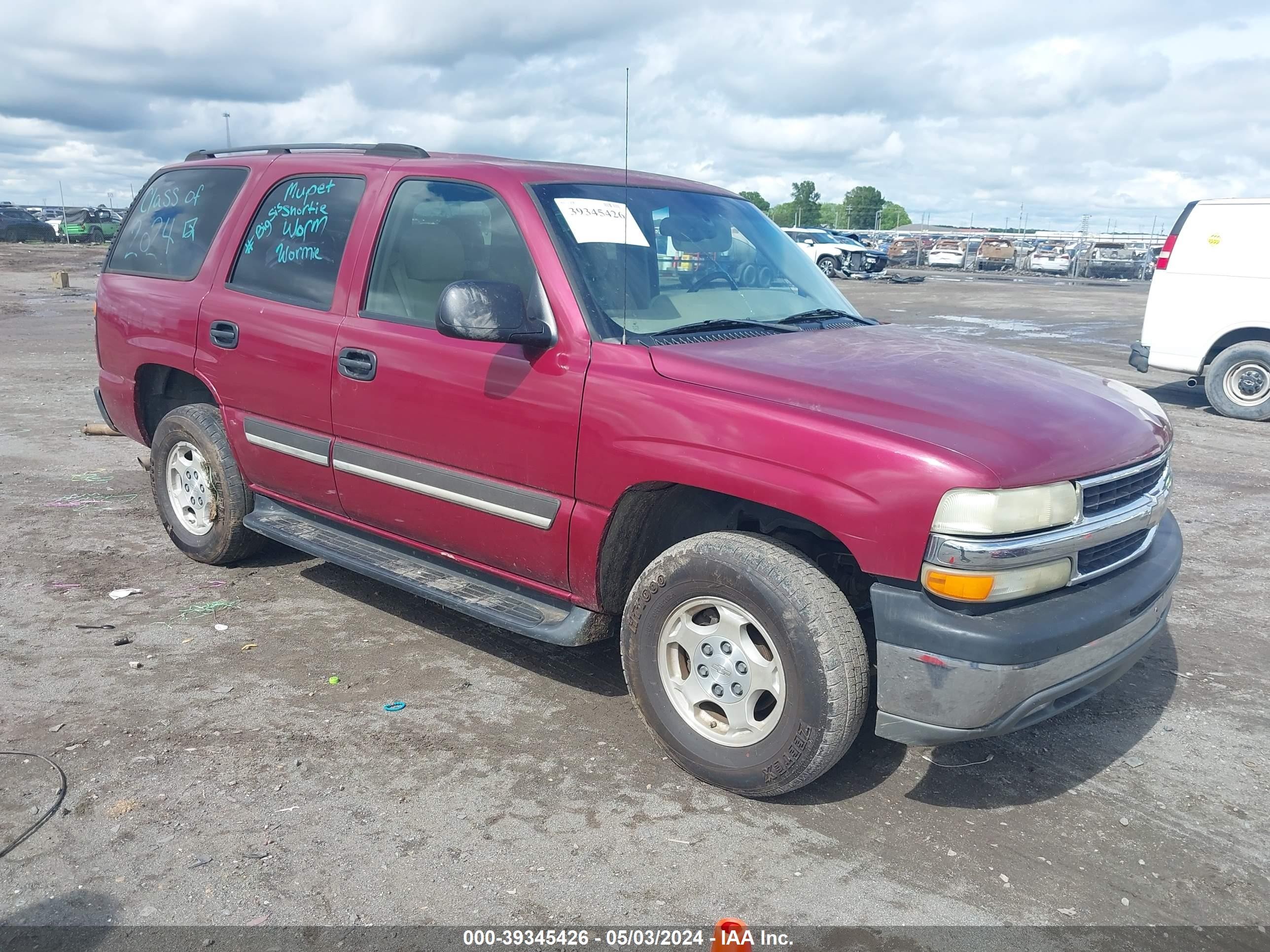 chevrolet tahoe 2004 1gnec13v64r249860