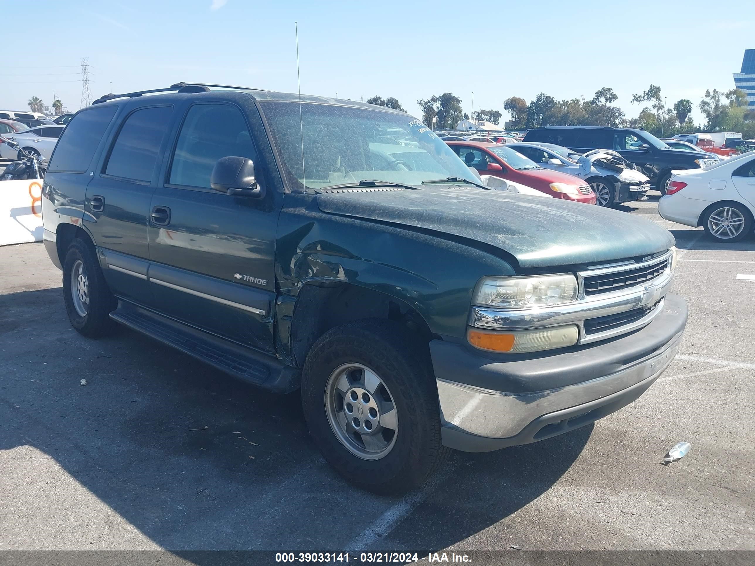 chevrolet tahoe 2002 1gnec13v82j333237