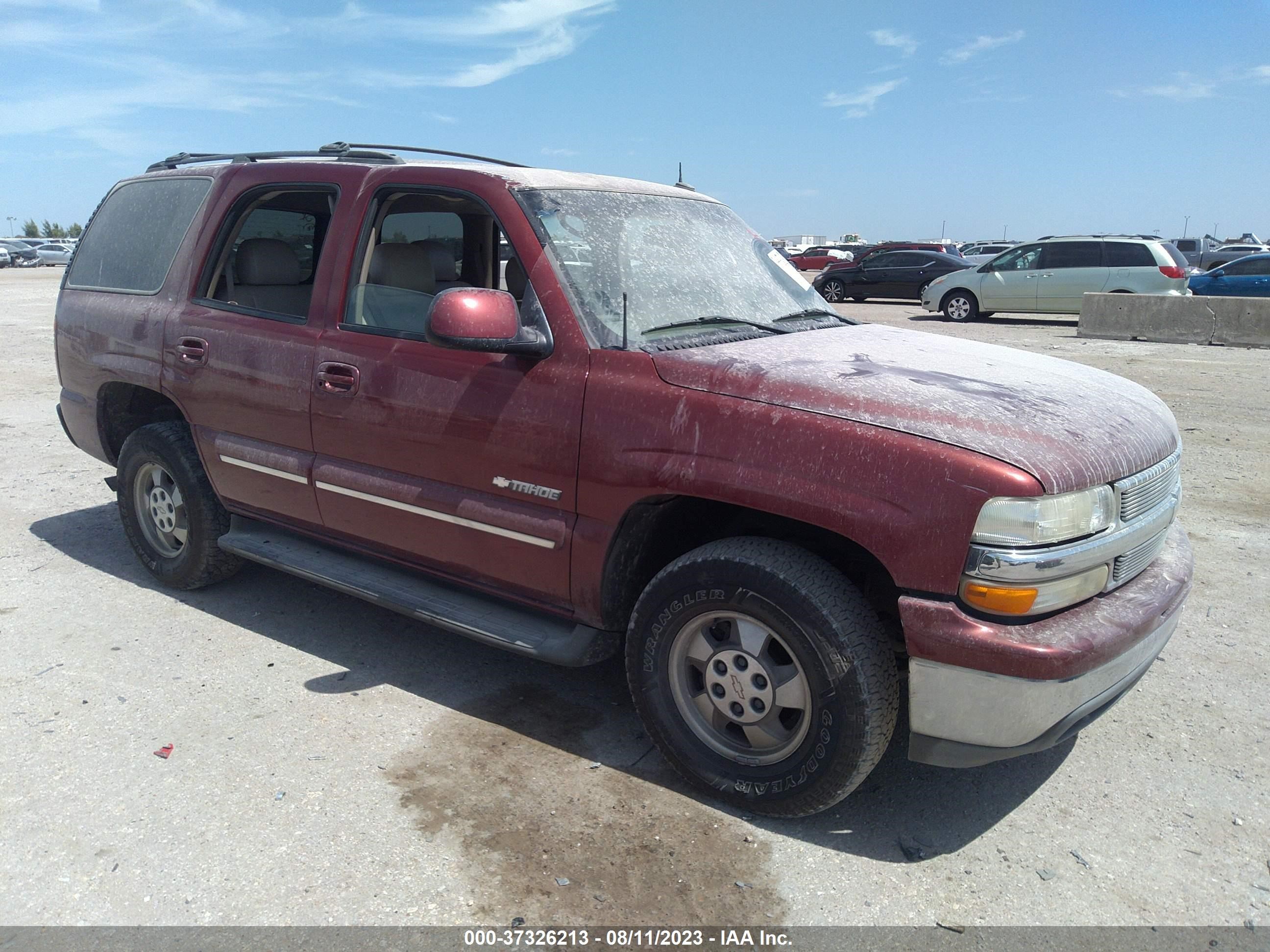 chevrolet tahoe 2003 1gnec13z53r284276