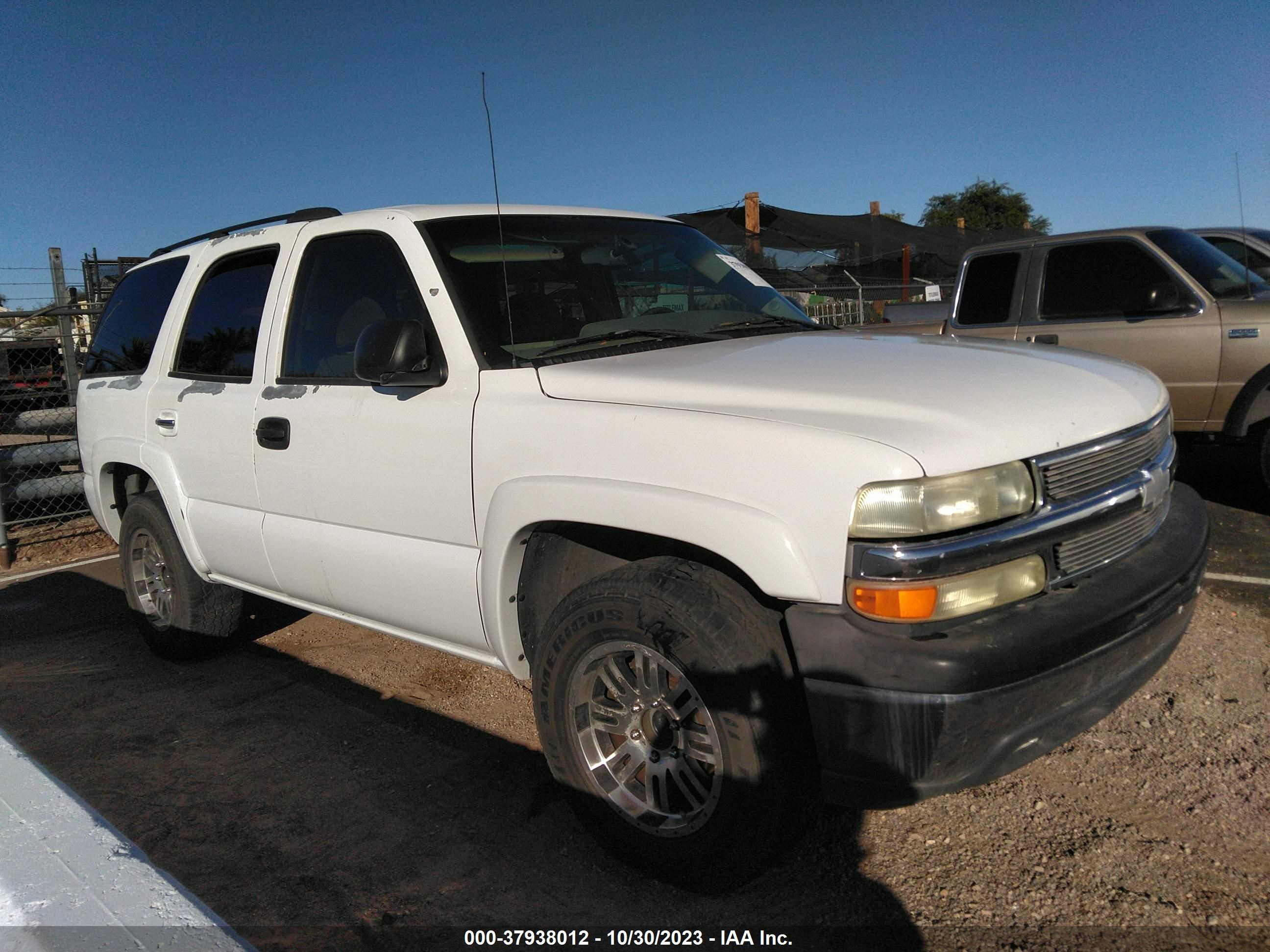 chevrolet tahoe 2004 1gnec13z64j100169