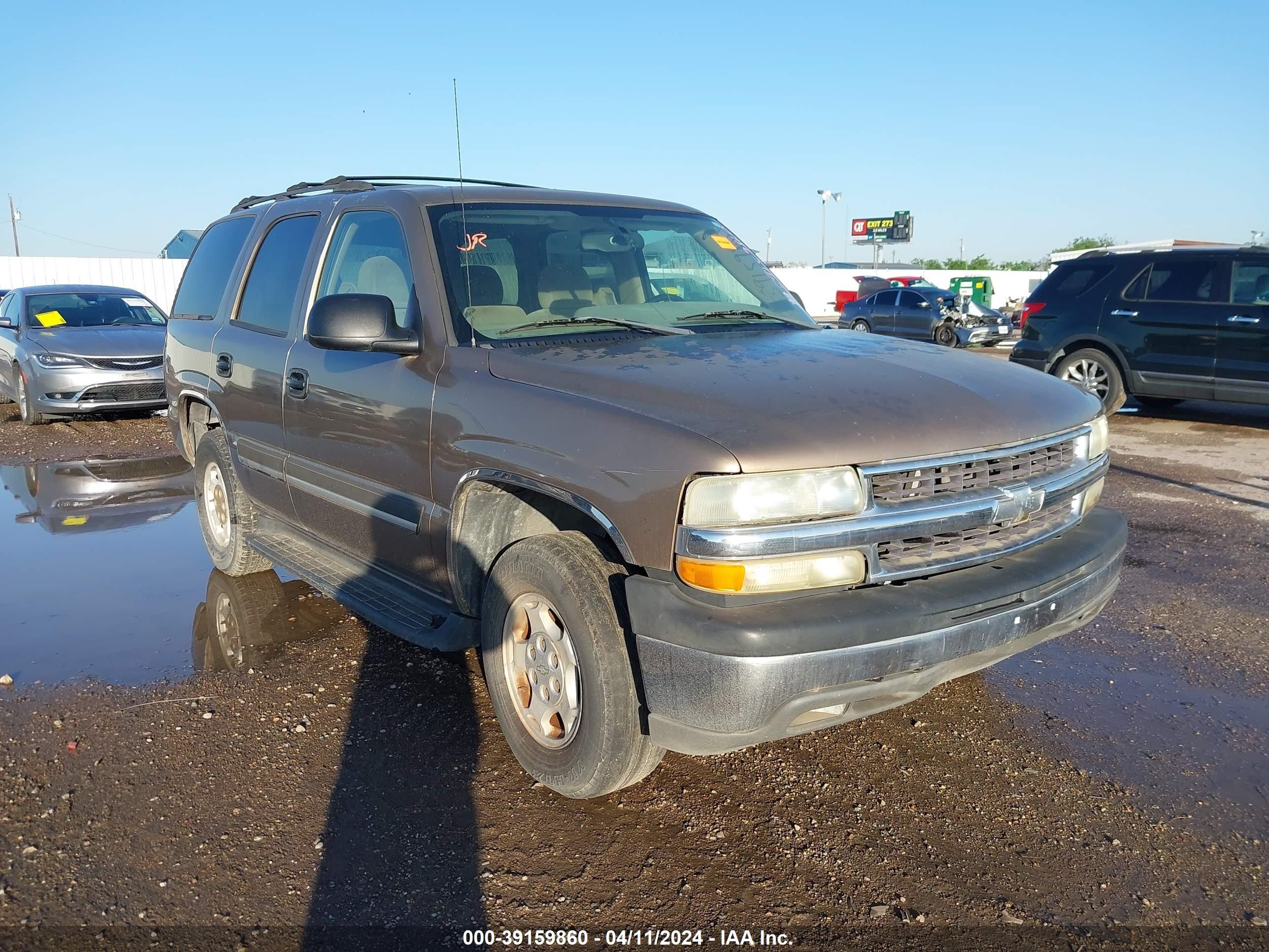 chevrolet tahoe 2004 1gnec13z64r307565