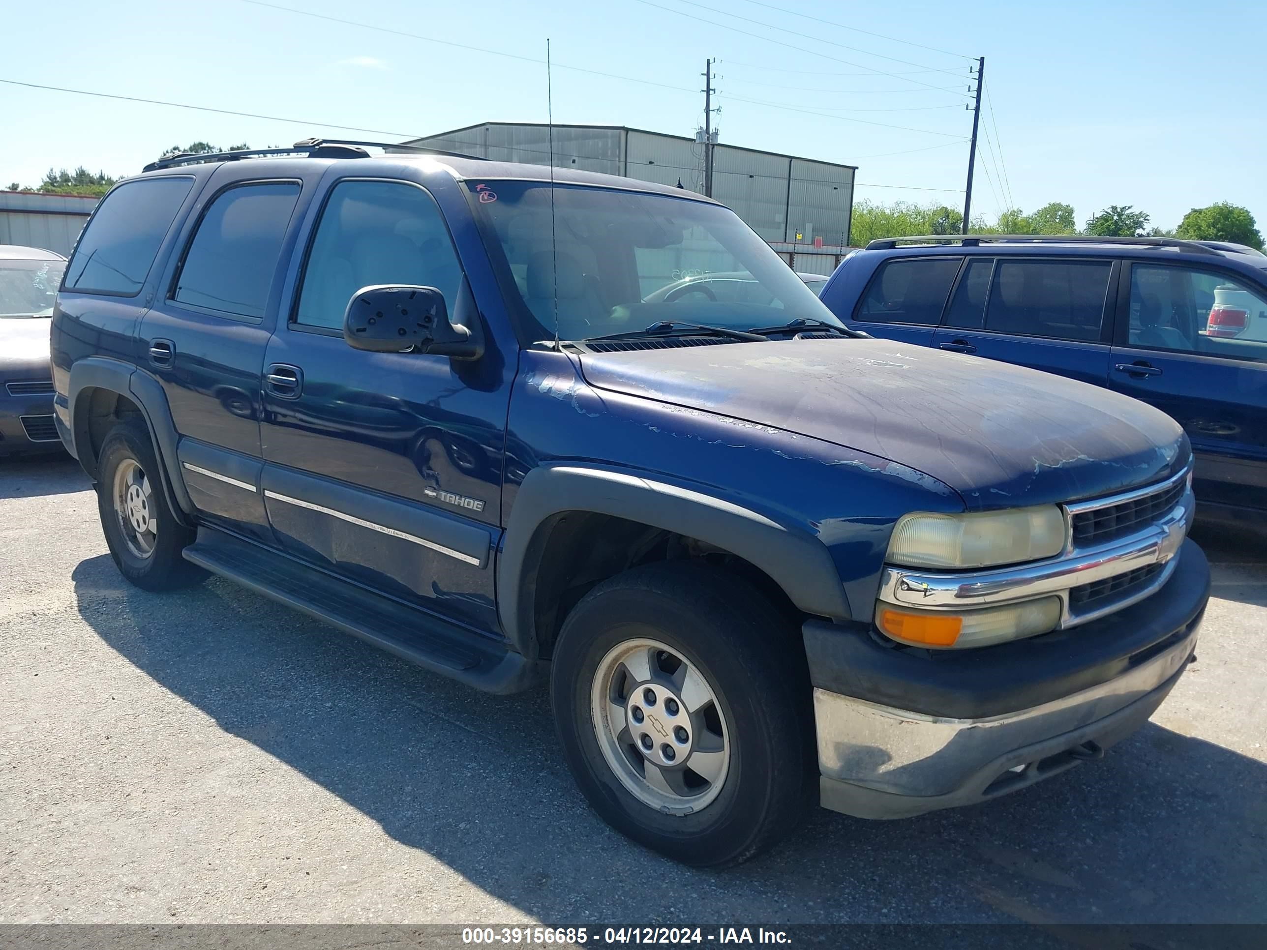 chevrolet tahoe 2002 1gnec13z72r143305