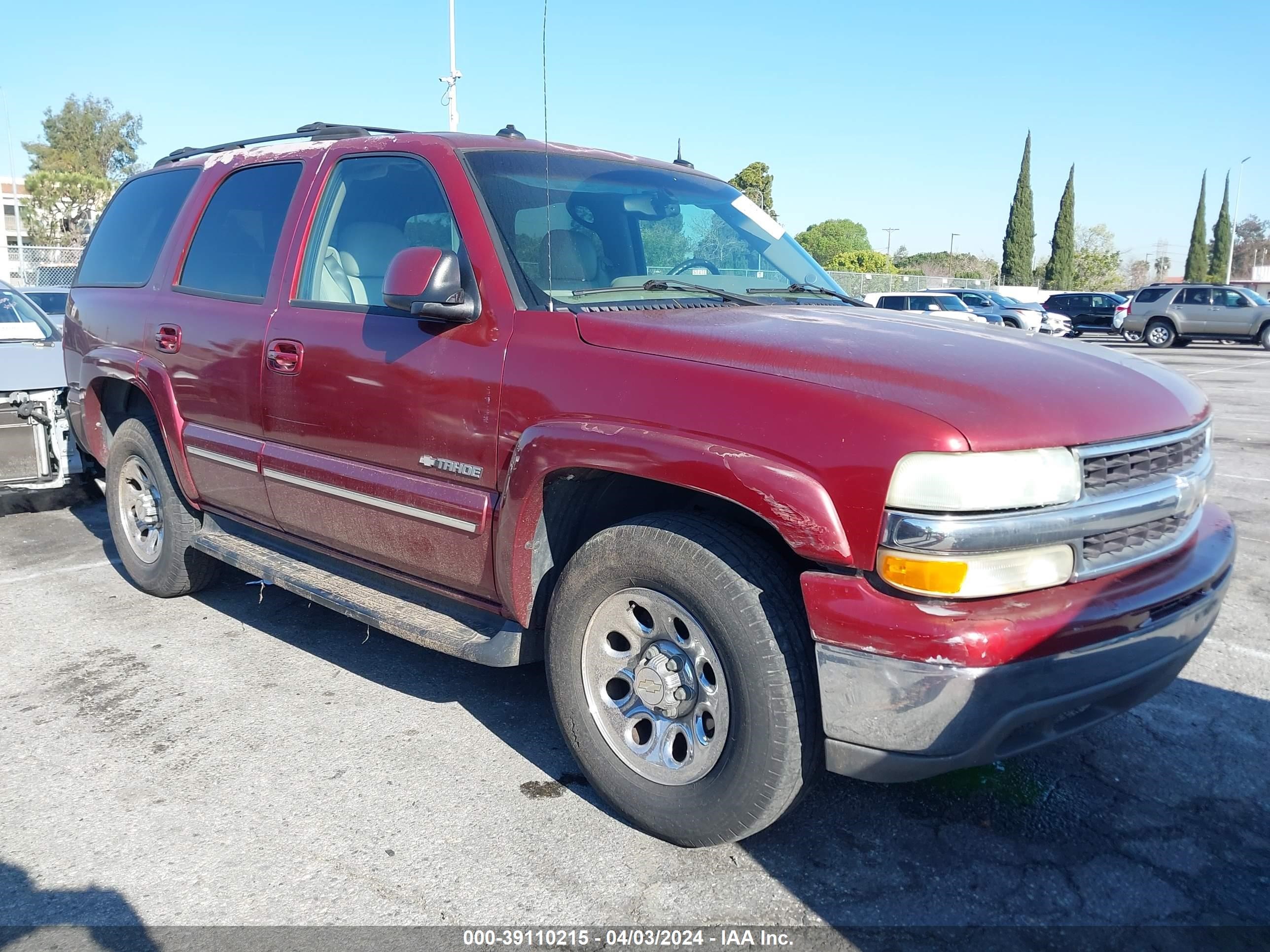 chevrolet tahoe 2003 1gnec13z73r304771