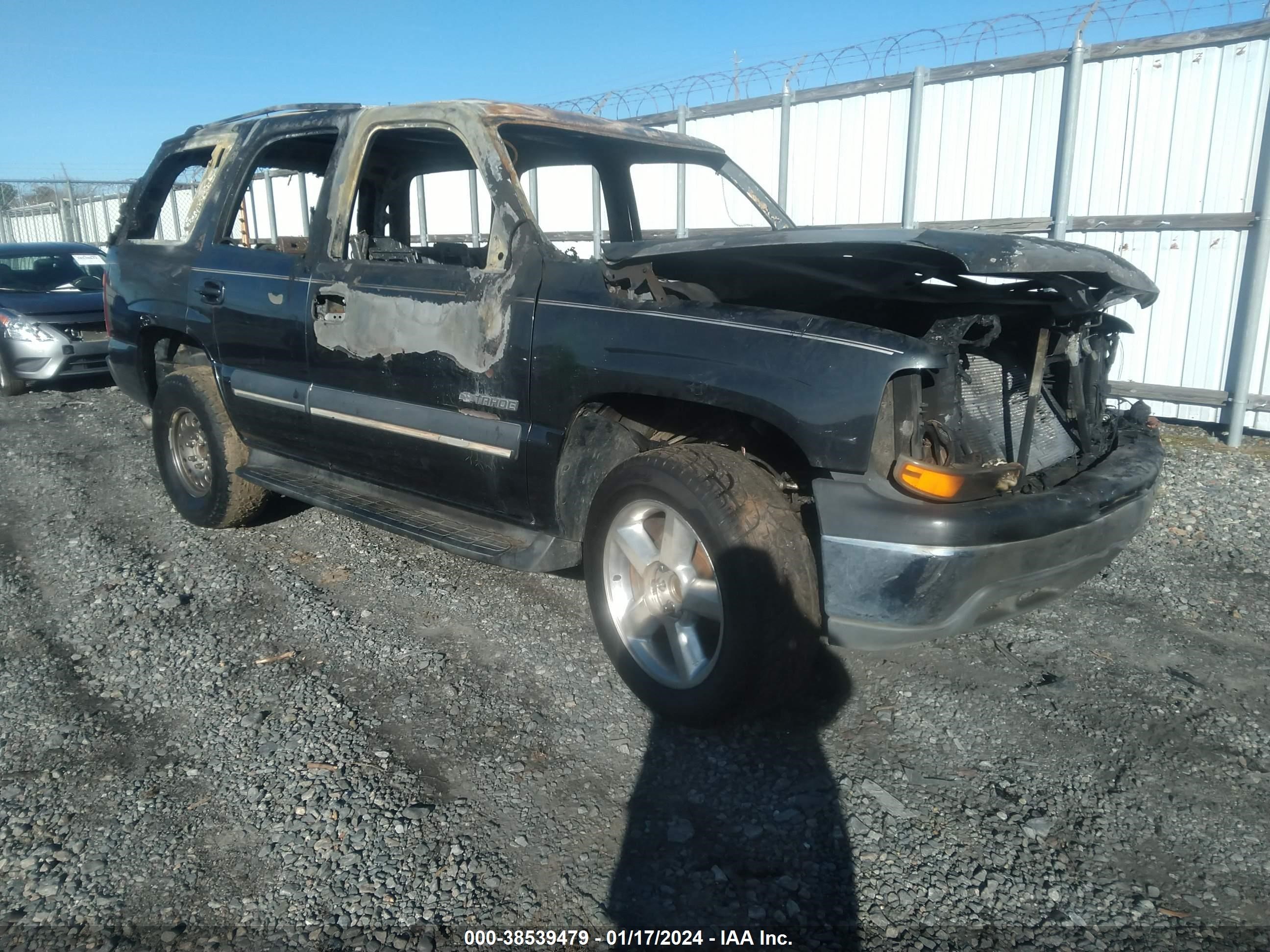 chevrolet tahoe 2003 1gnec13zx3j247562