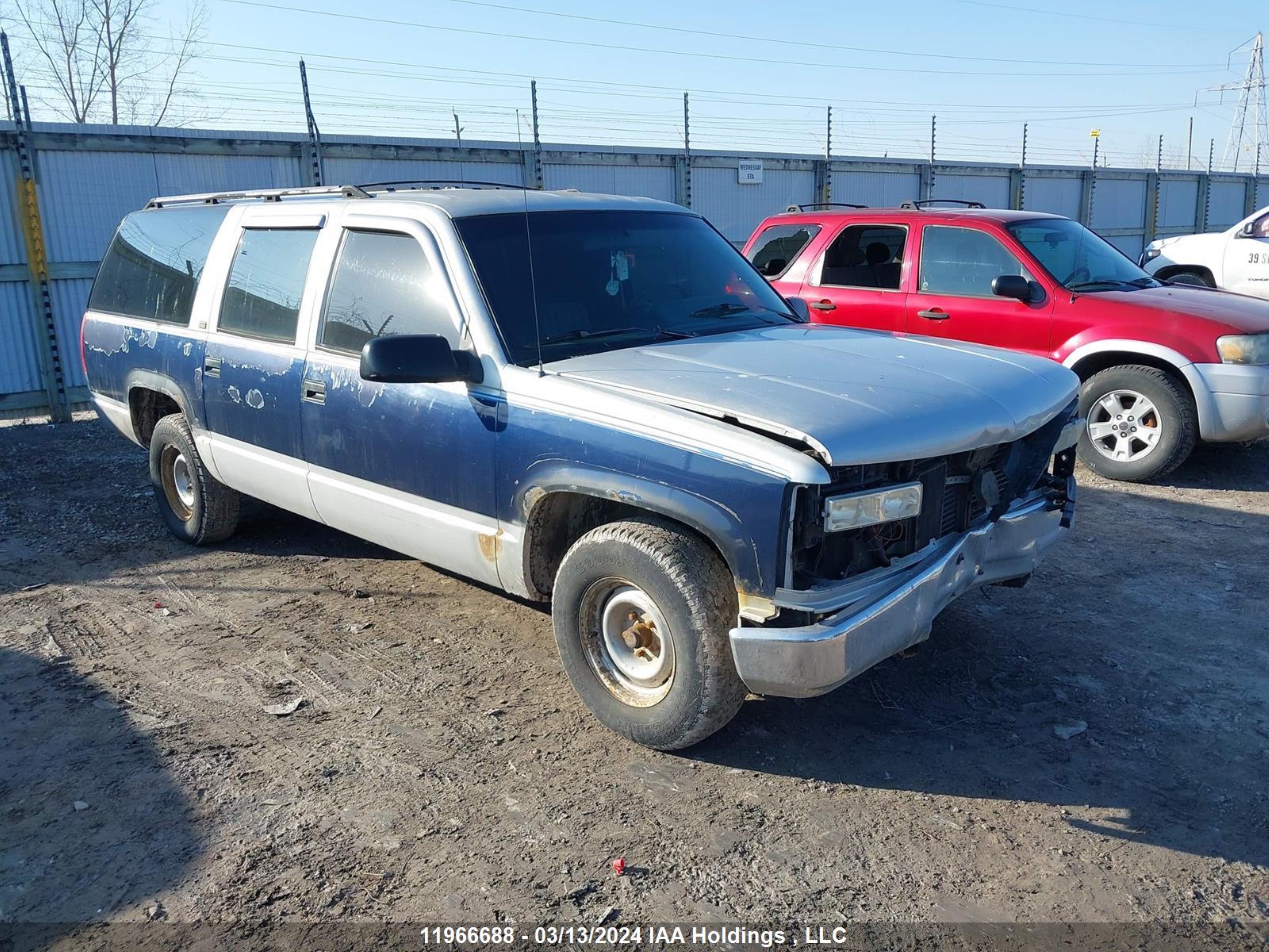 chevrolet suburban 1993 1gnec16k7pj345551