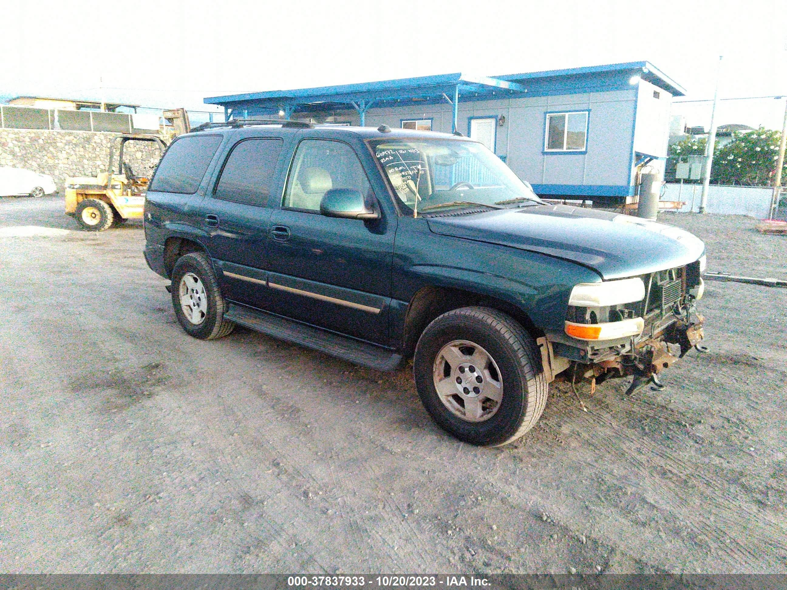 chevrolet tahoe 2005 1gnek13t15r125384