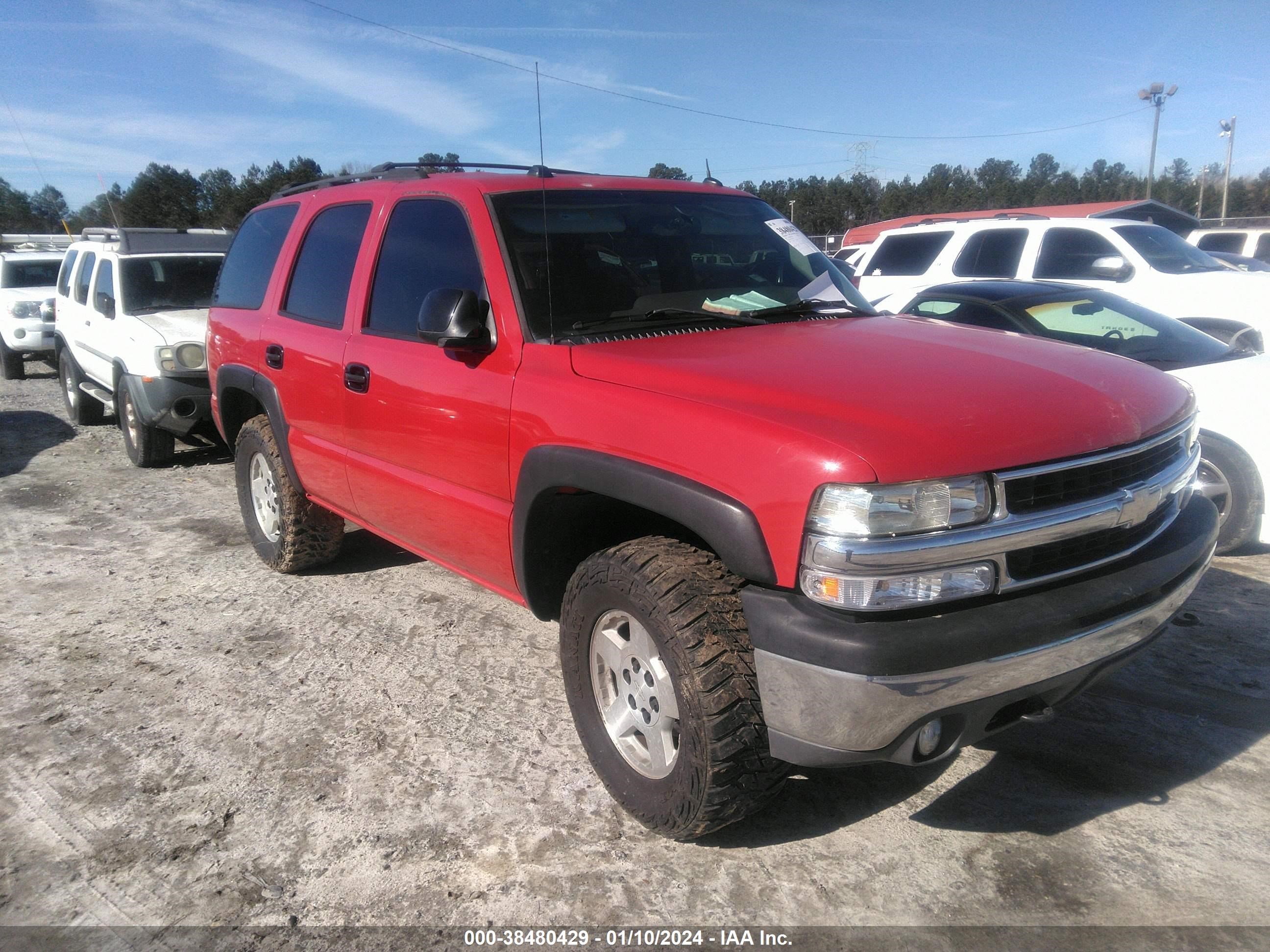 chevrolet tahoe 2005 1gnek13t15r233312