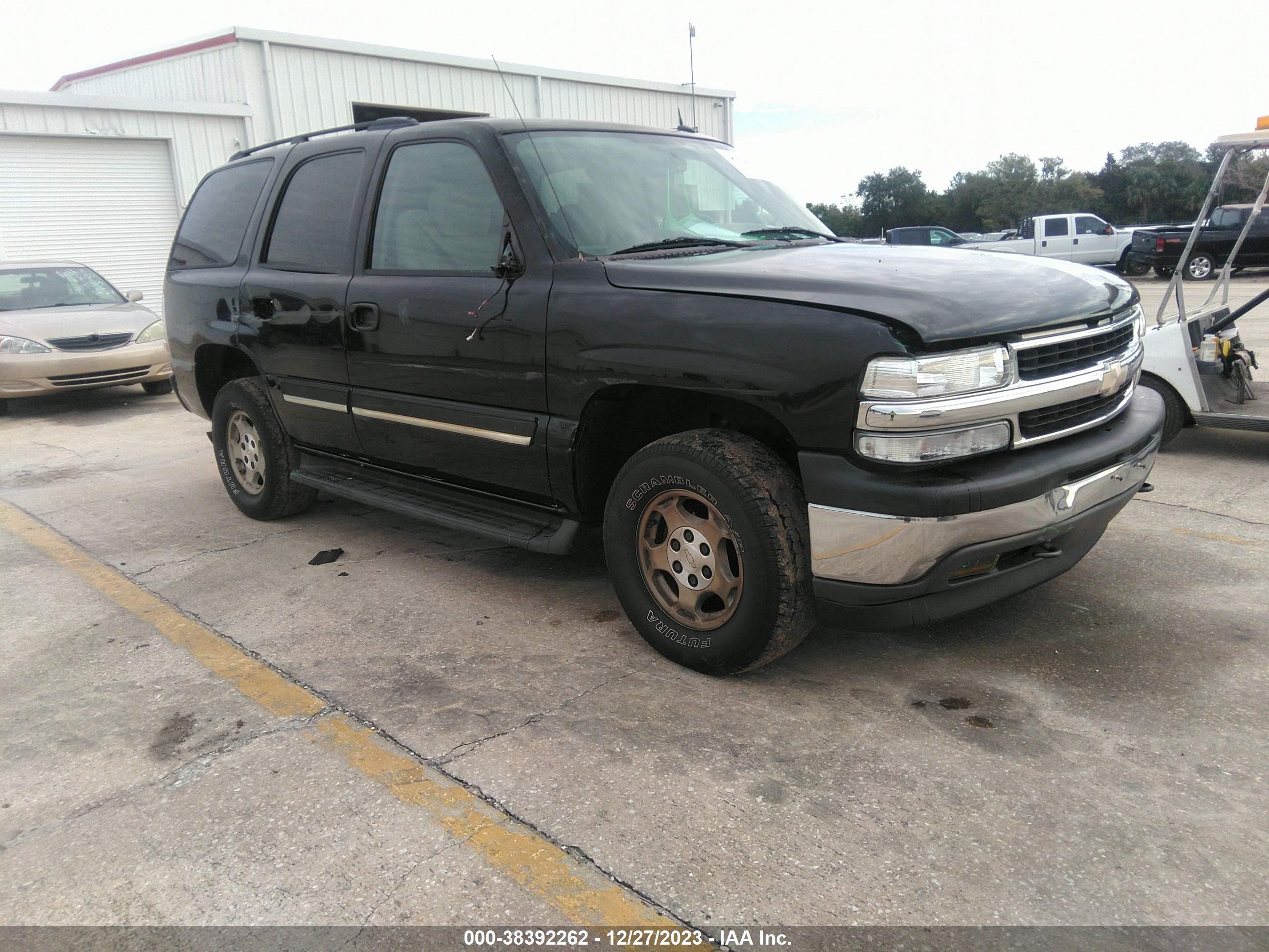 chevrolet tahoe 2005 1gnek13t25r265329