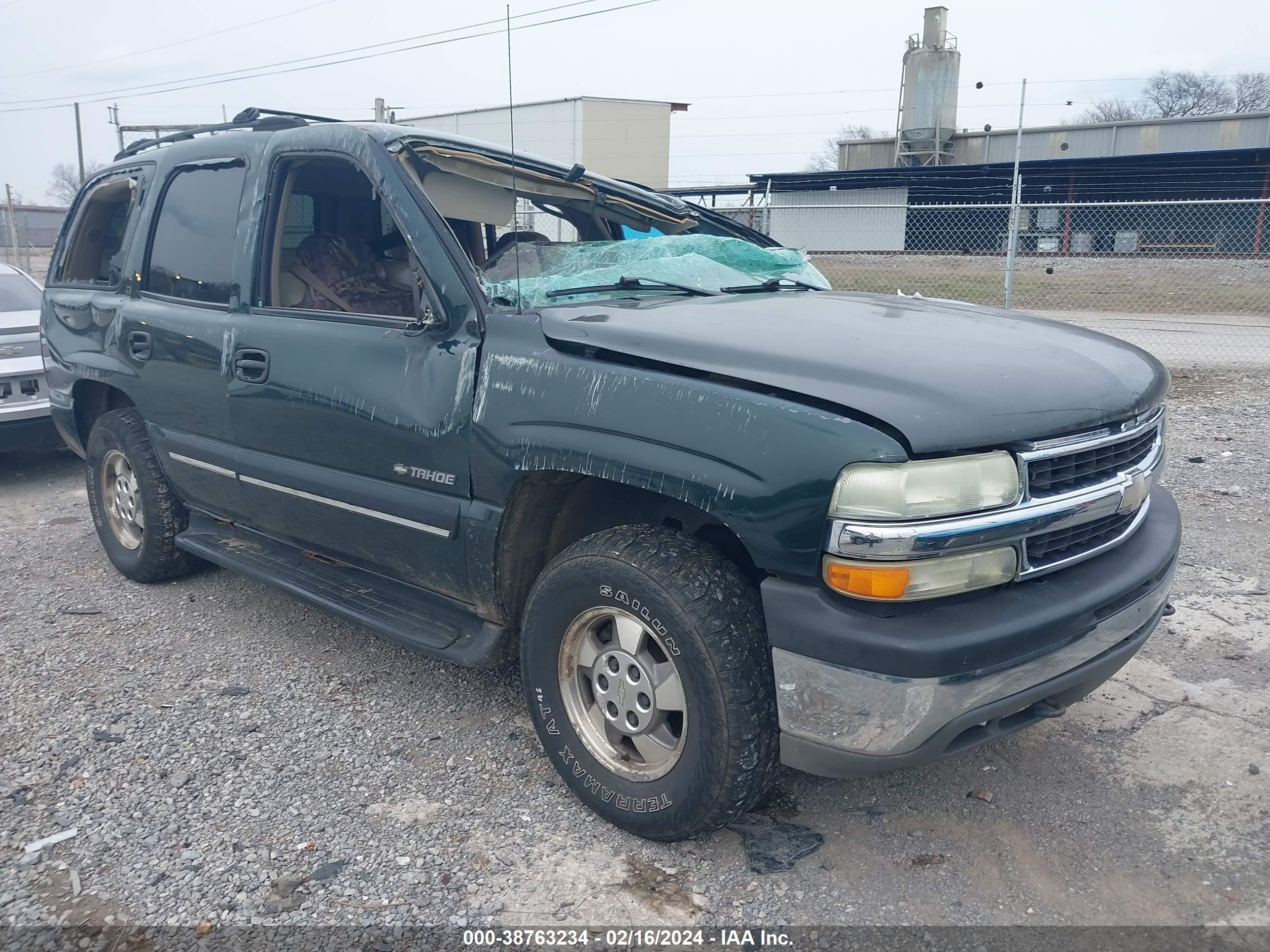 chevrolet tahoe 2001 1gnek13t31j129347