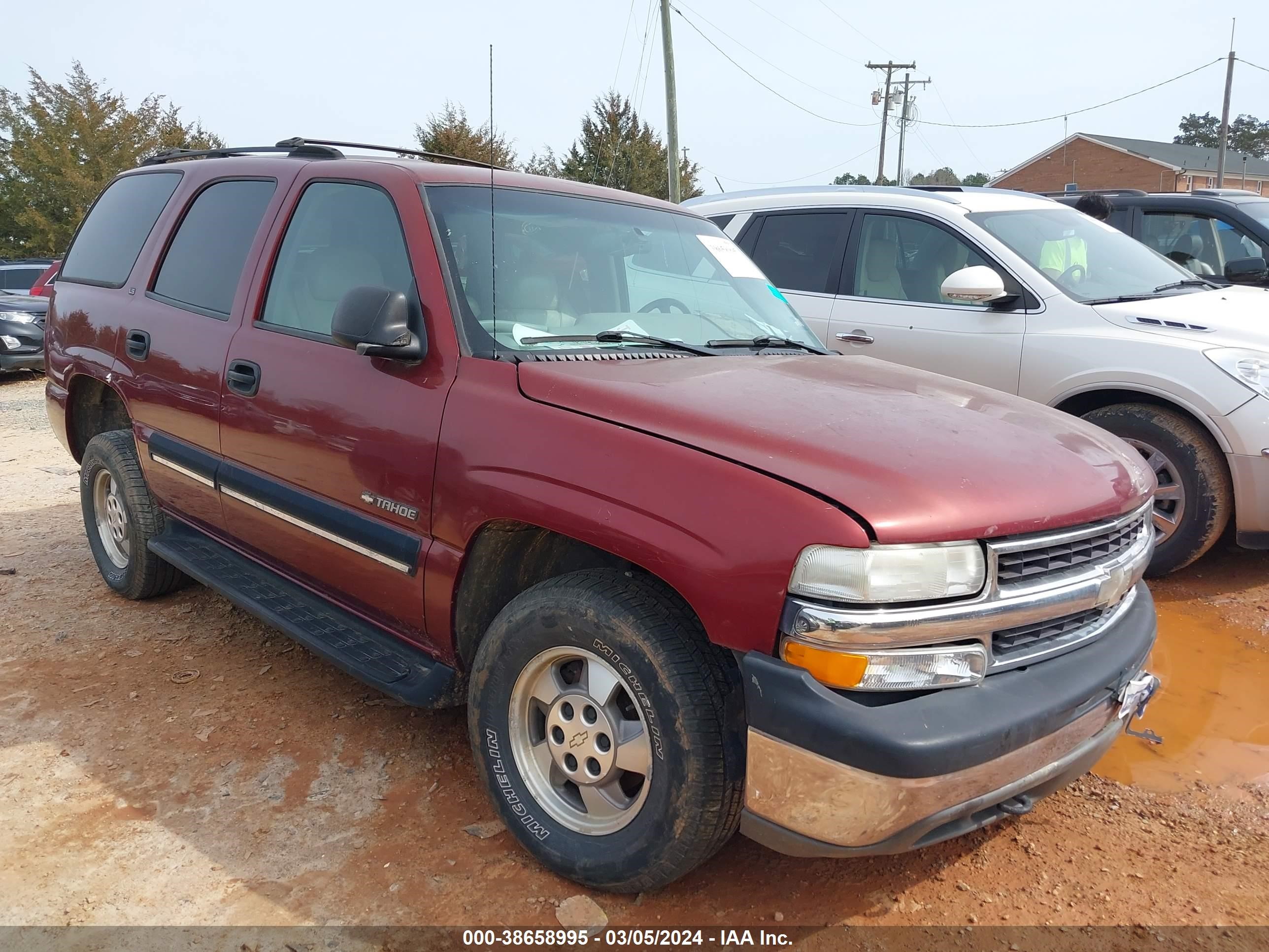 chevrolet tahoe 2001 1gnek13t51r120795