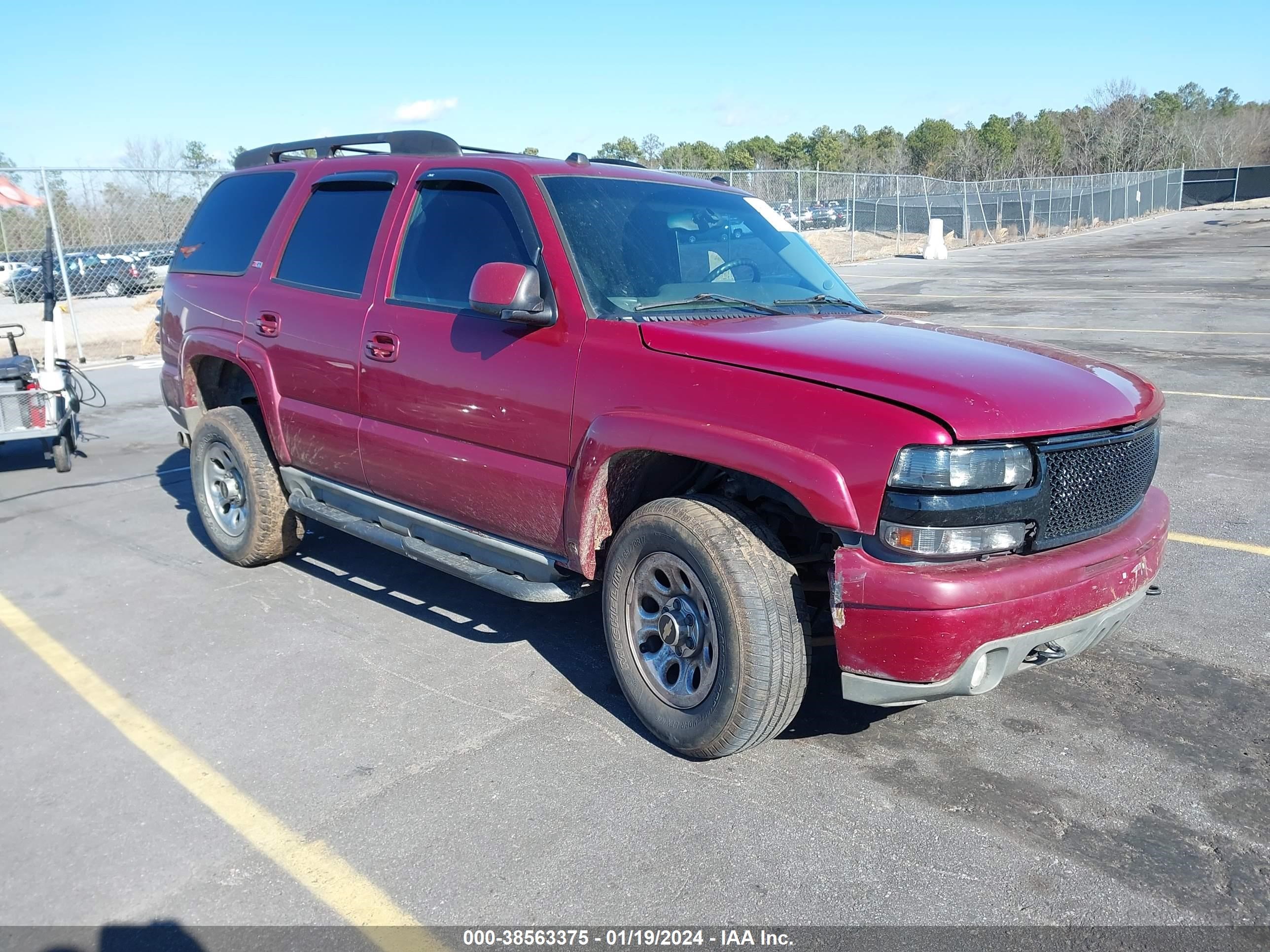 chevrolet tahoe 2005 1gnek13t55r210809