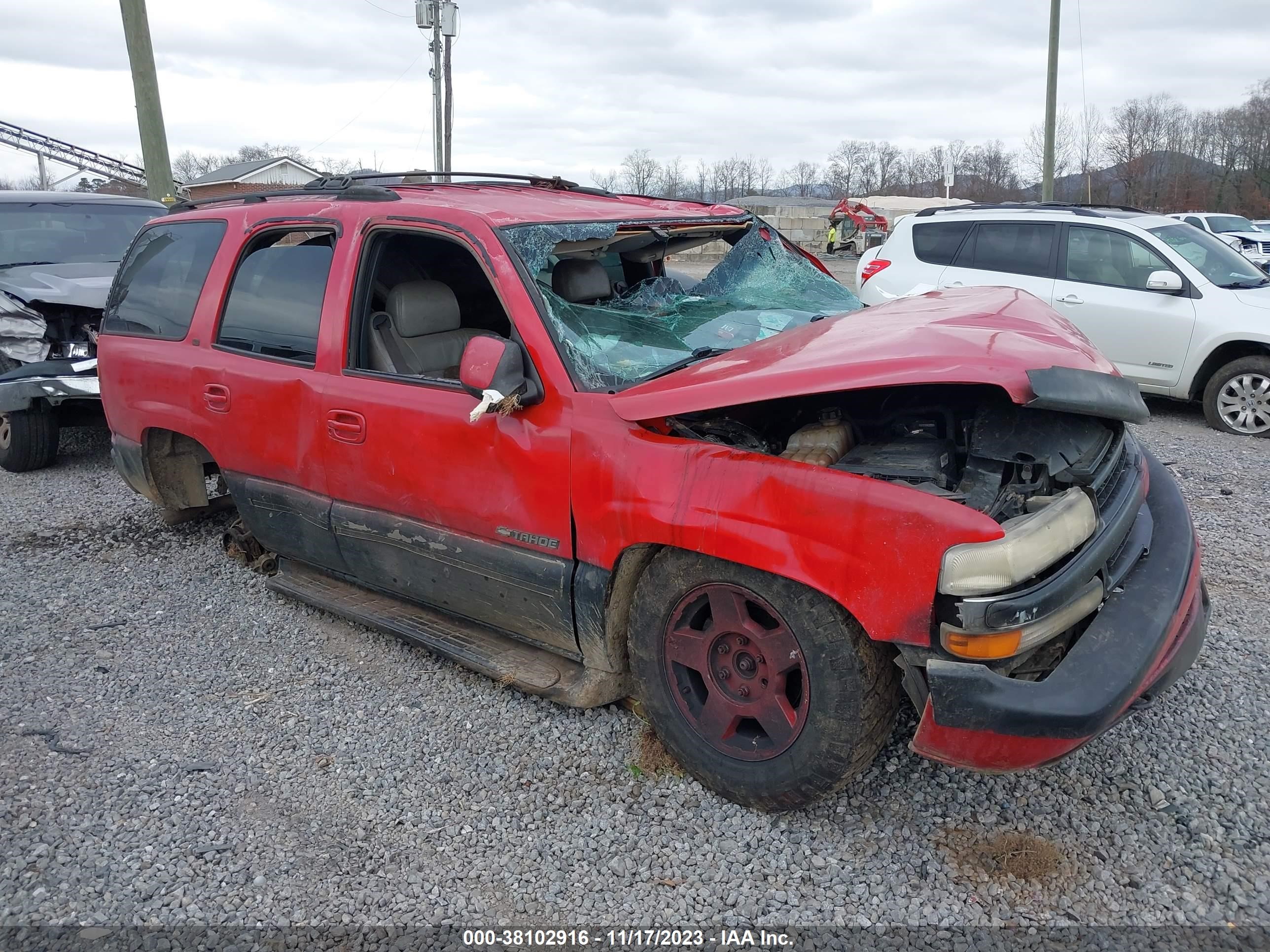 chevrolet tahoe 2001 1gnek13t71j144515