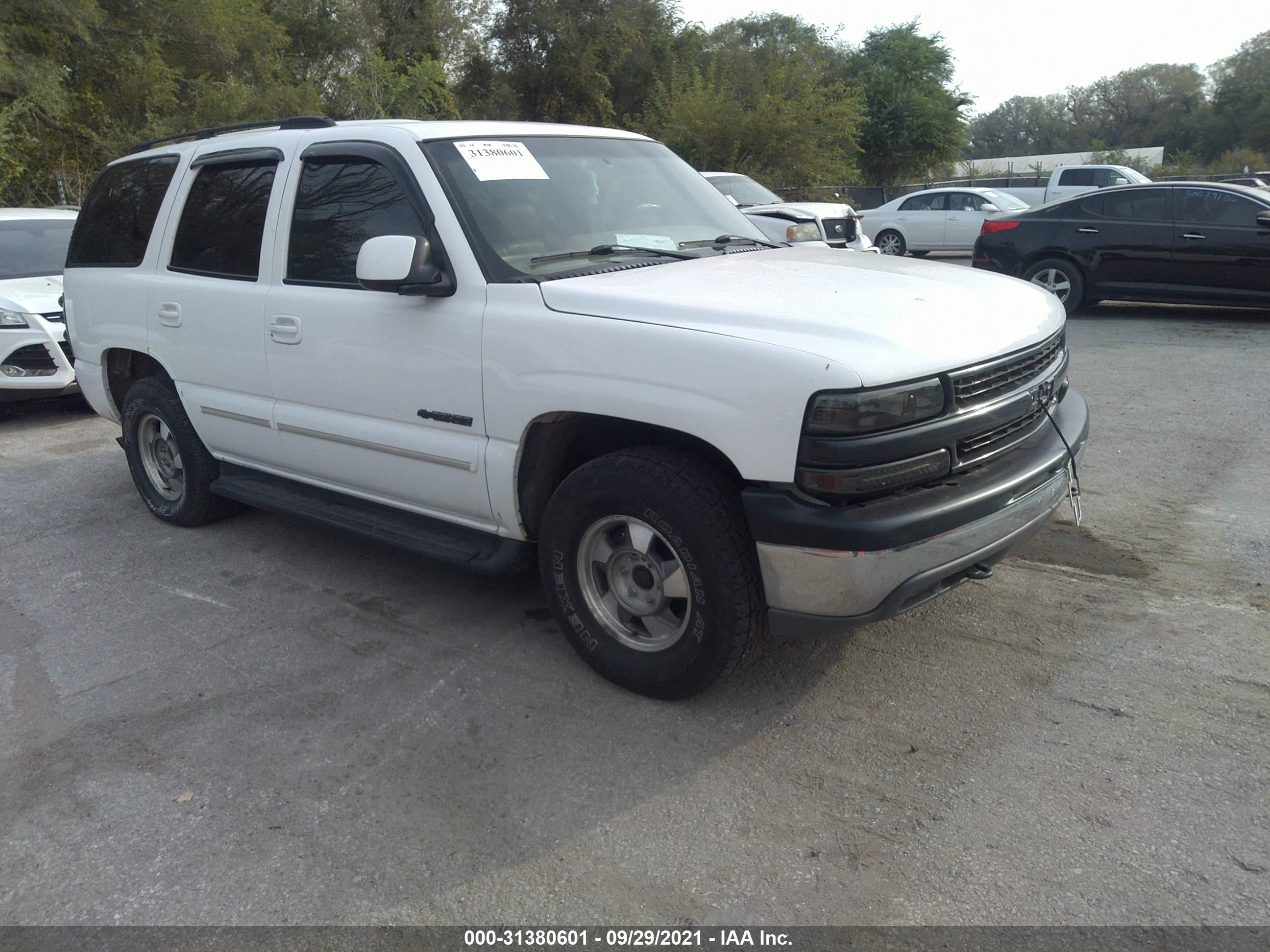 chevrolet tahoe 2001 1gnek13t81r146291