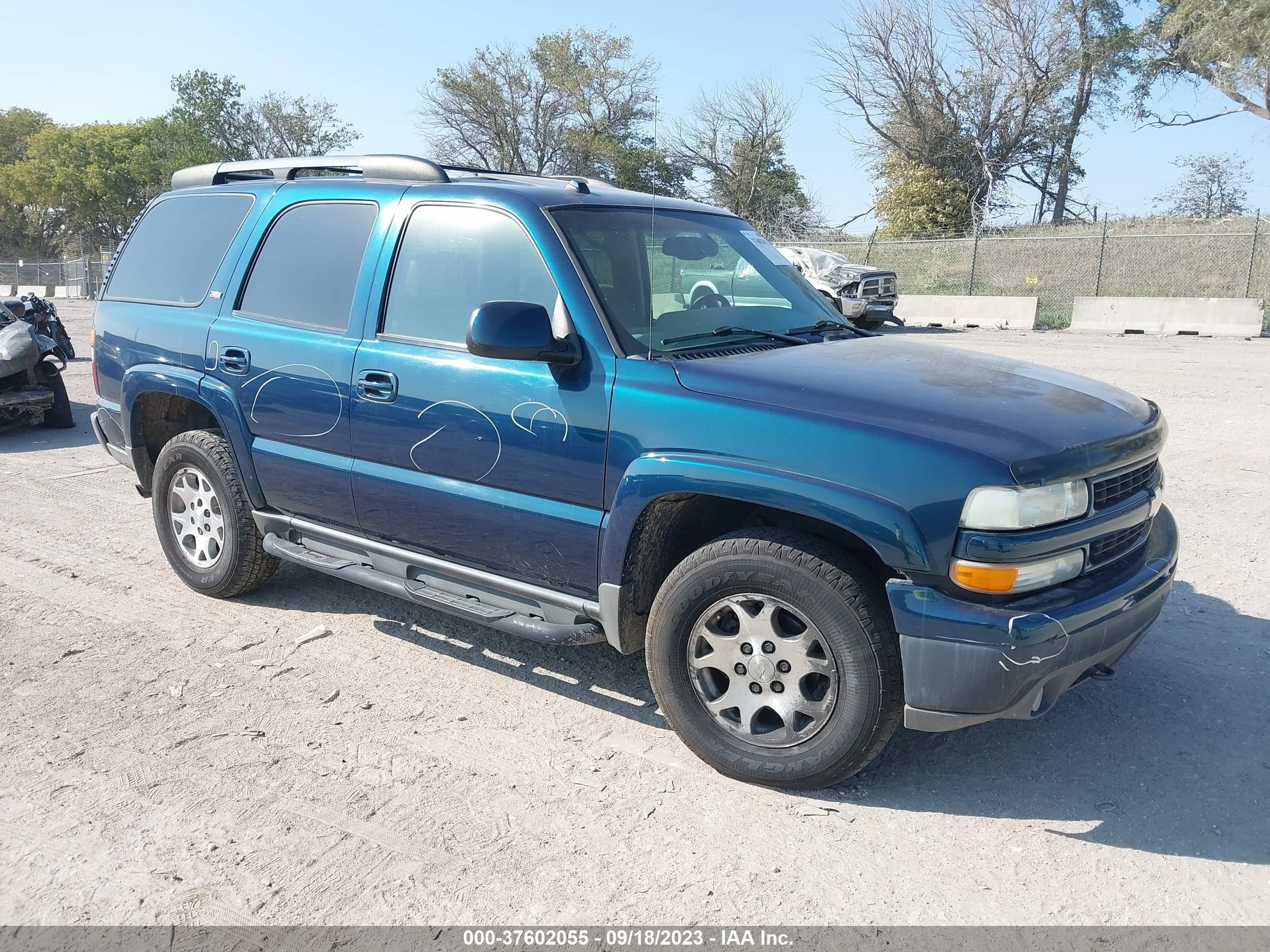 chevrolet tahoe 2005 1gnek13t85r176588