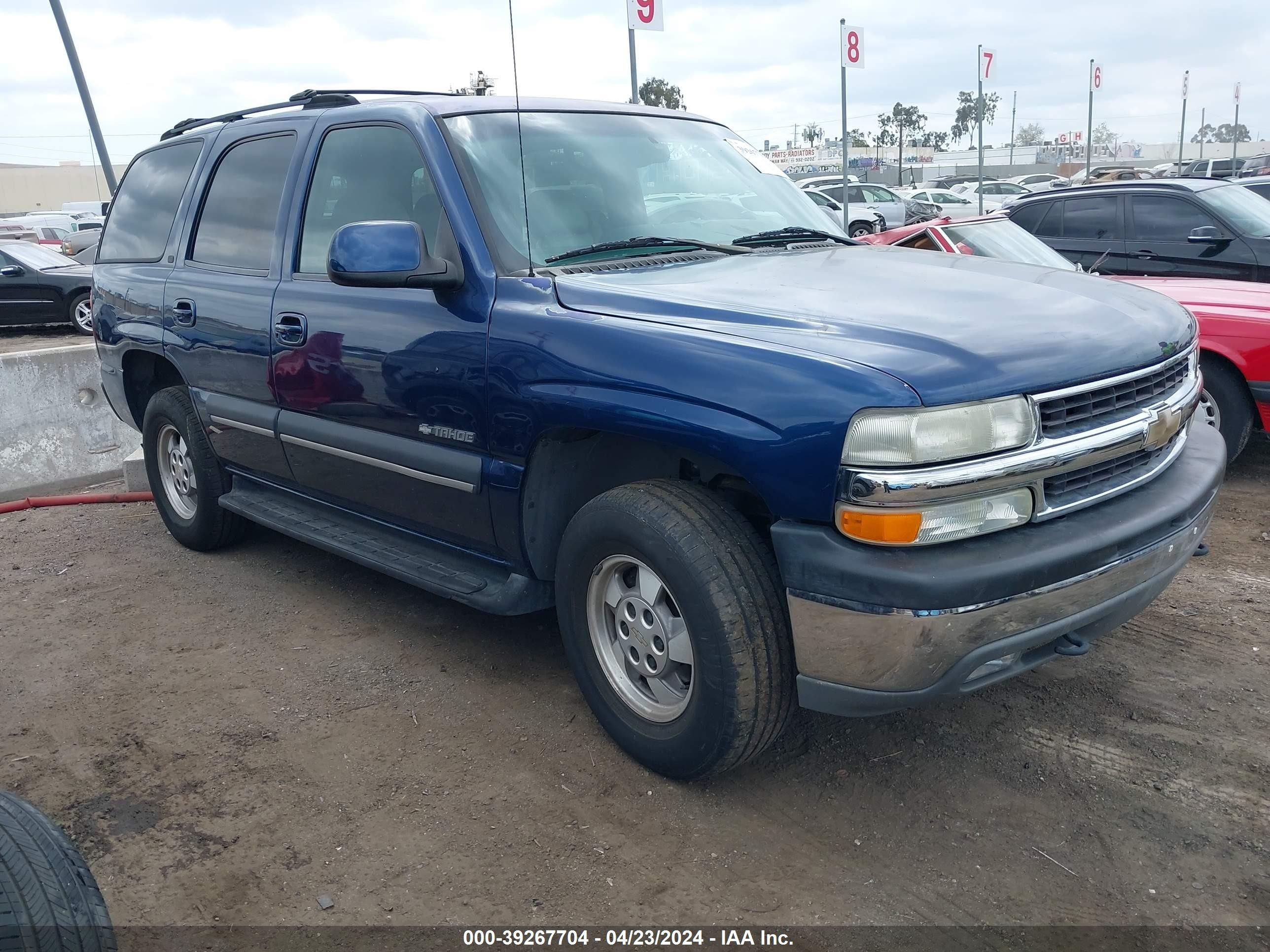 chevrolet tahoe 2001 1gnek13t91r155405