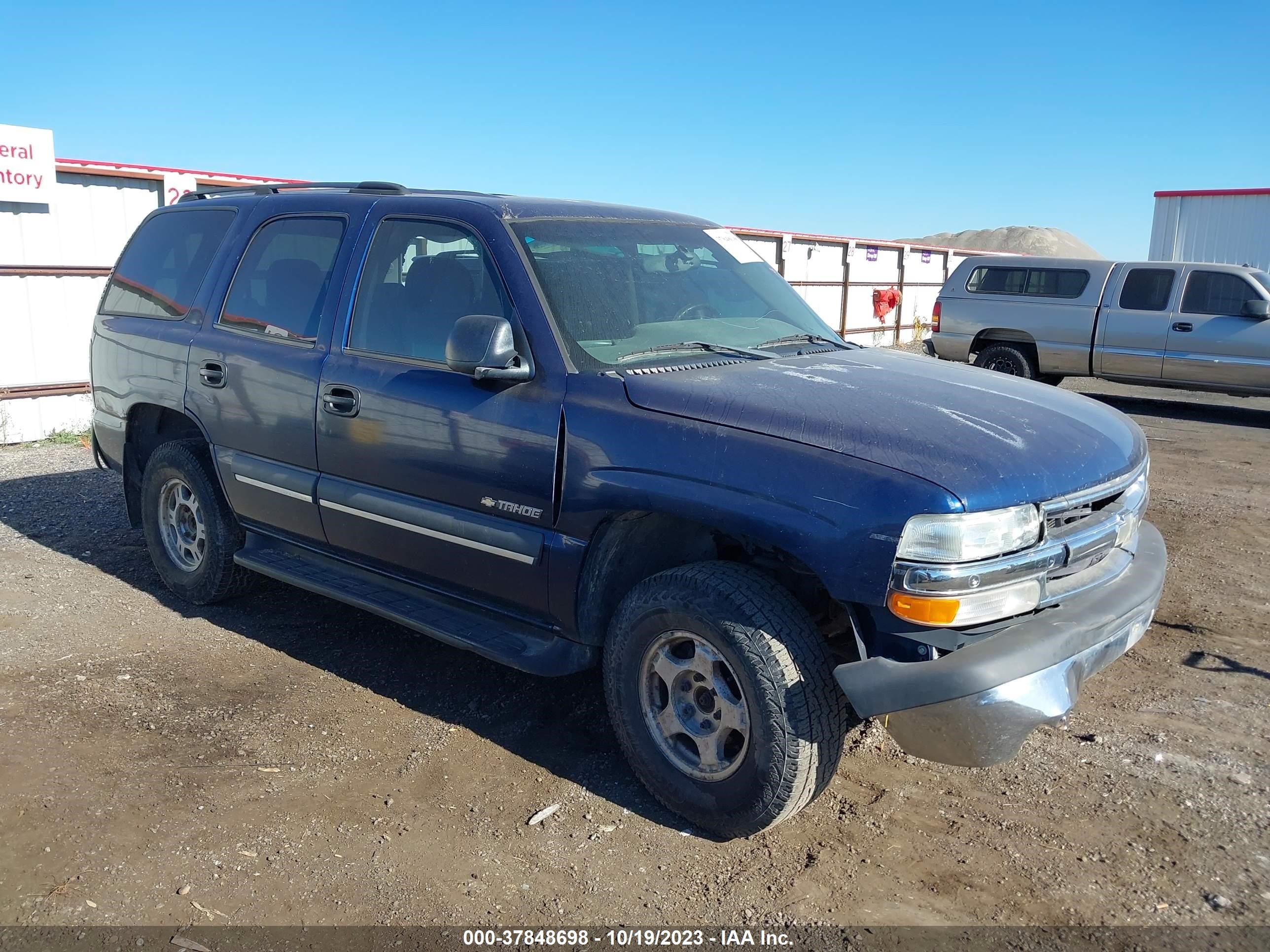 chevrolet tahoe 2003 1gnek13v13j294141