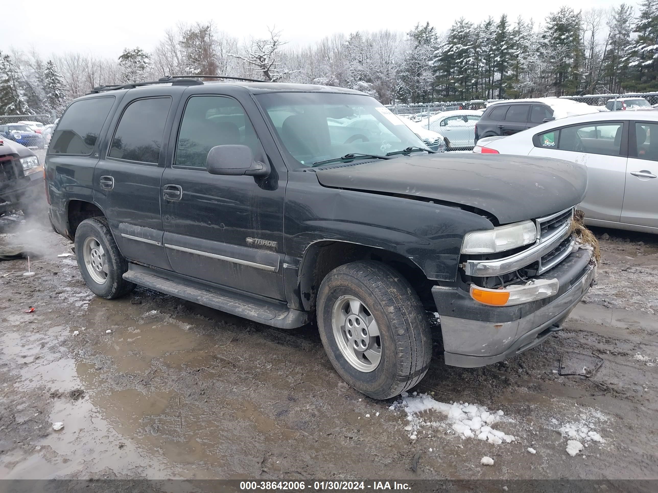 chevrolet tahoe 2002 1gnek13v72j159731