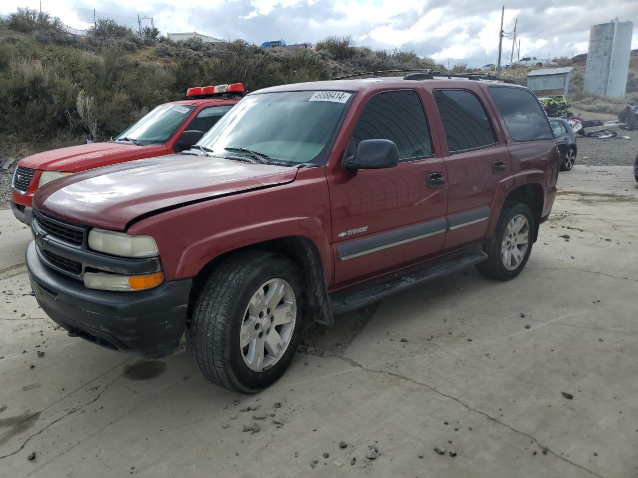 chevrolet tahoe 2002 1gnek13z12j223622