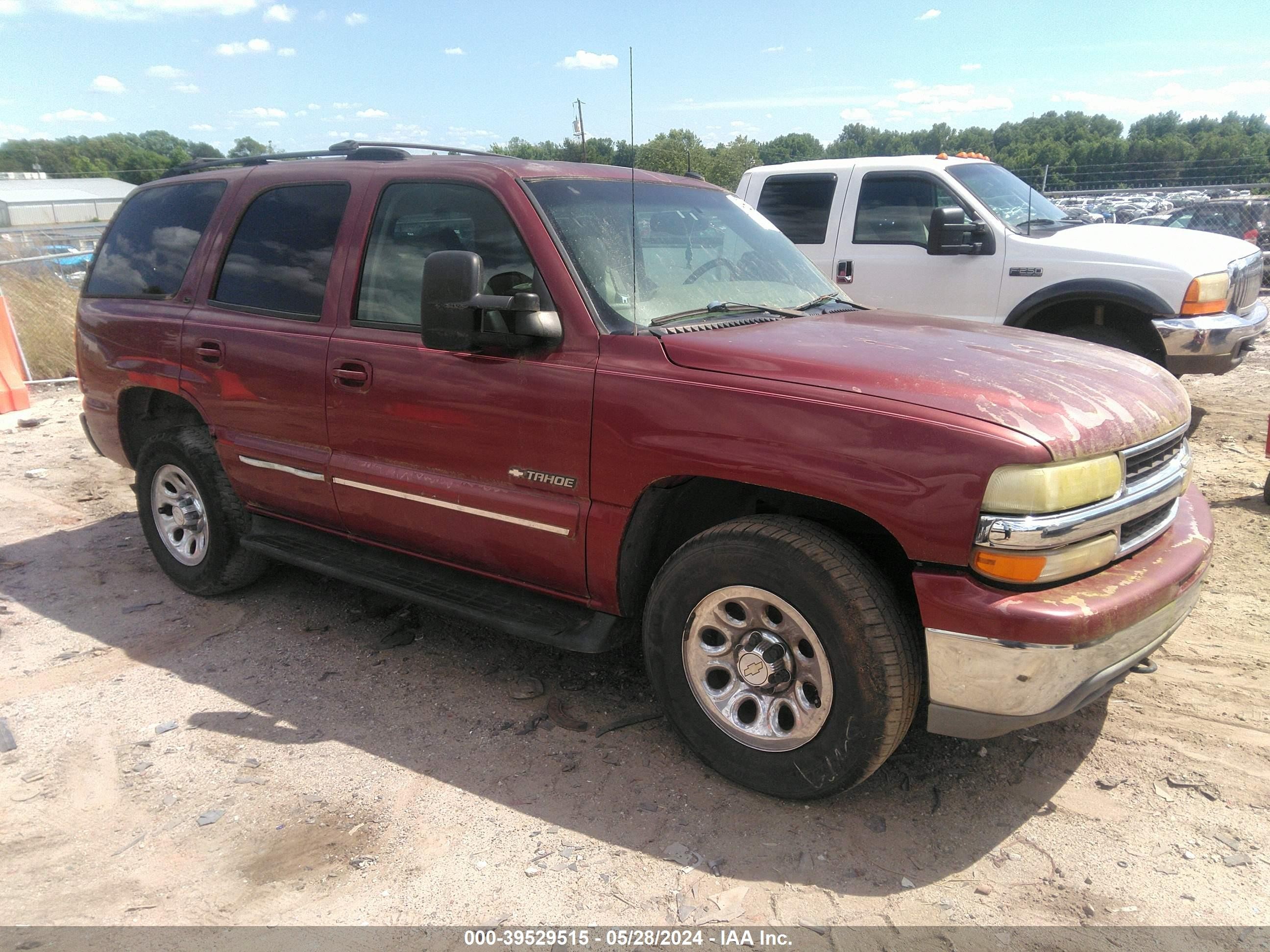 chevrolet tahoe 2002 1gnek13z12j302076