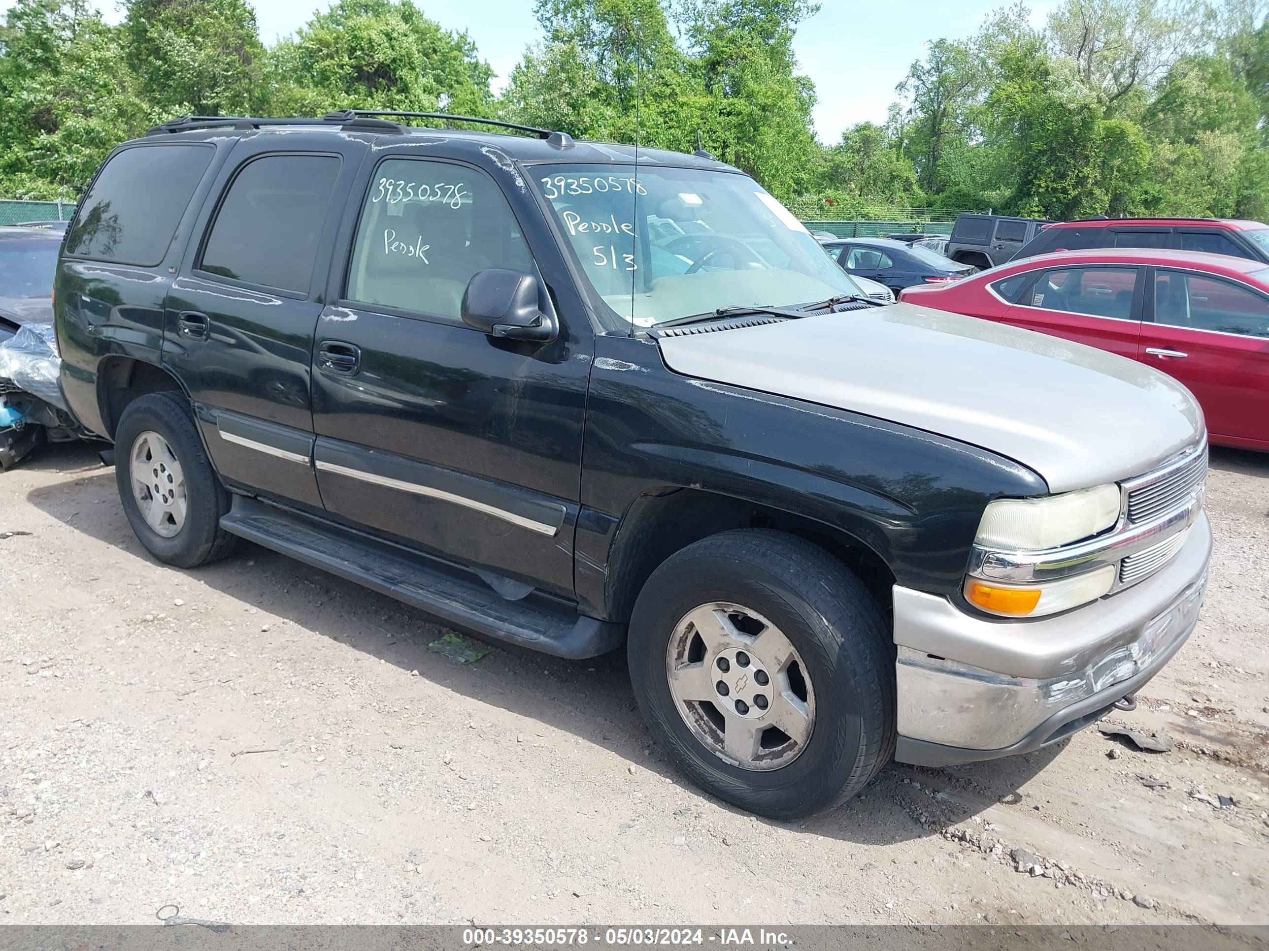 chevrolet tahoe 2004 1gnek13z24j282164