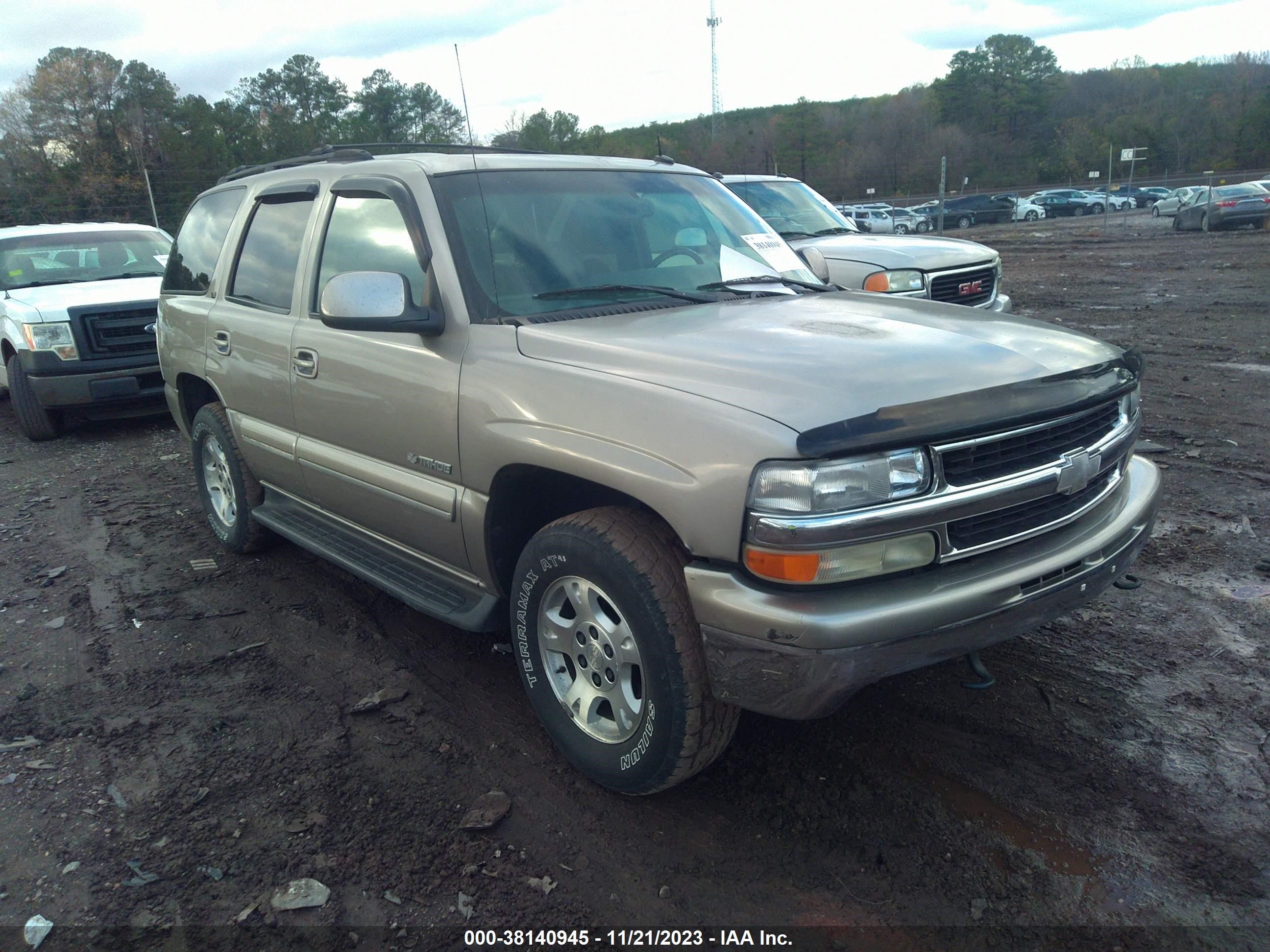 chevrolet tahoe 2003 1gnek13z33j234669