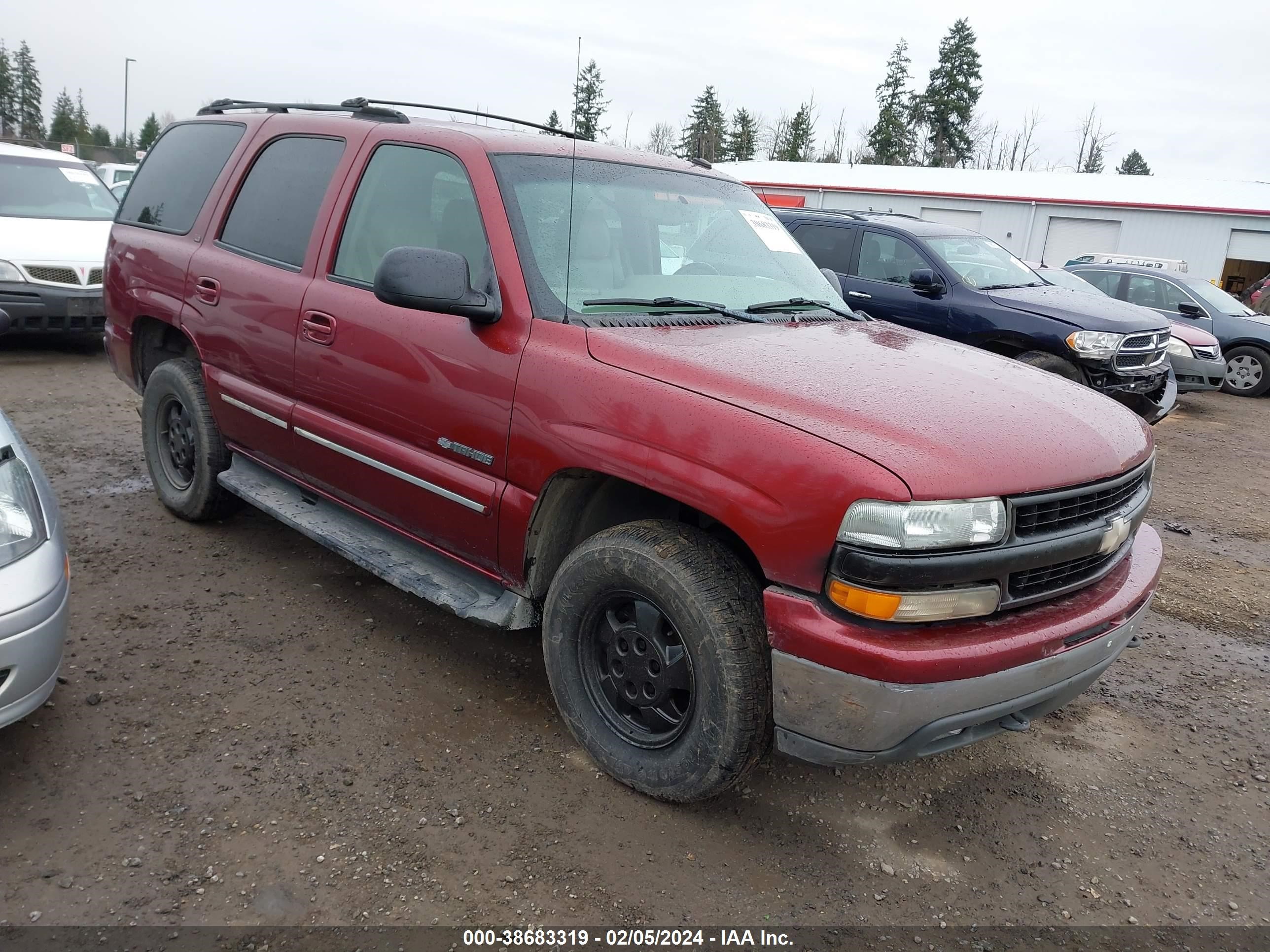 chevrolet tahoe 2003 1gnek13z53r198811