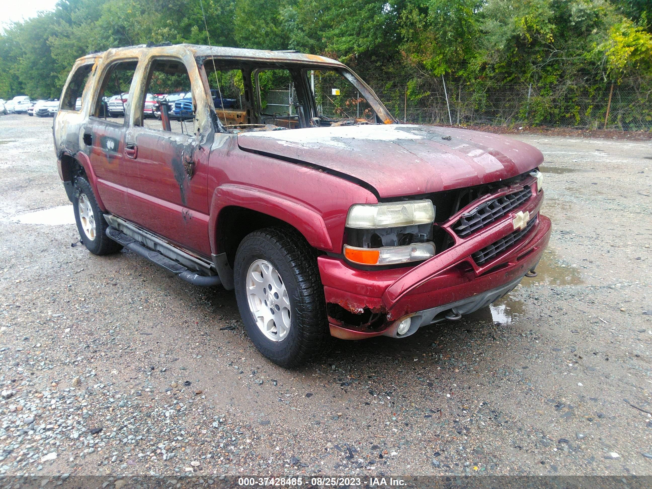 chevrolet tahoe 2003 1gnek13z53r285334