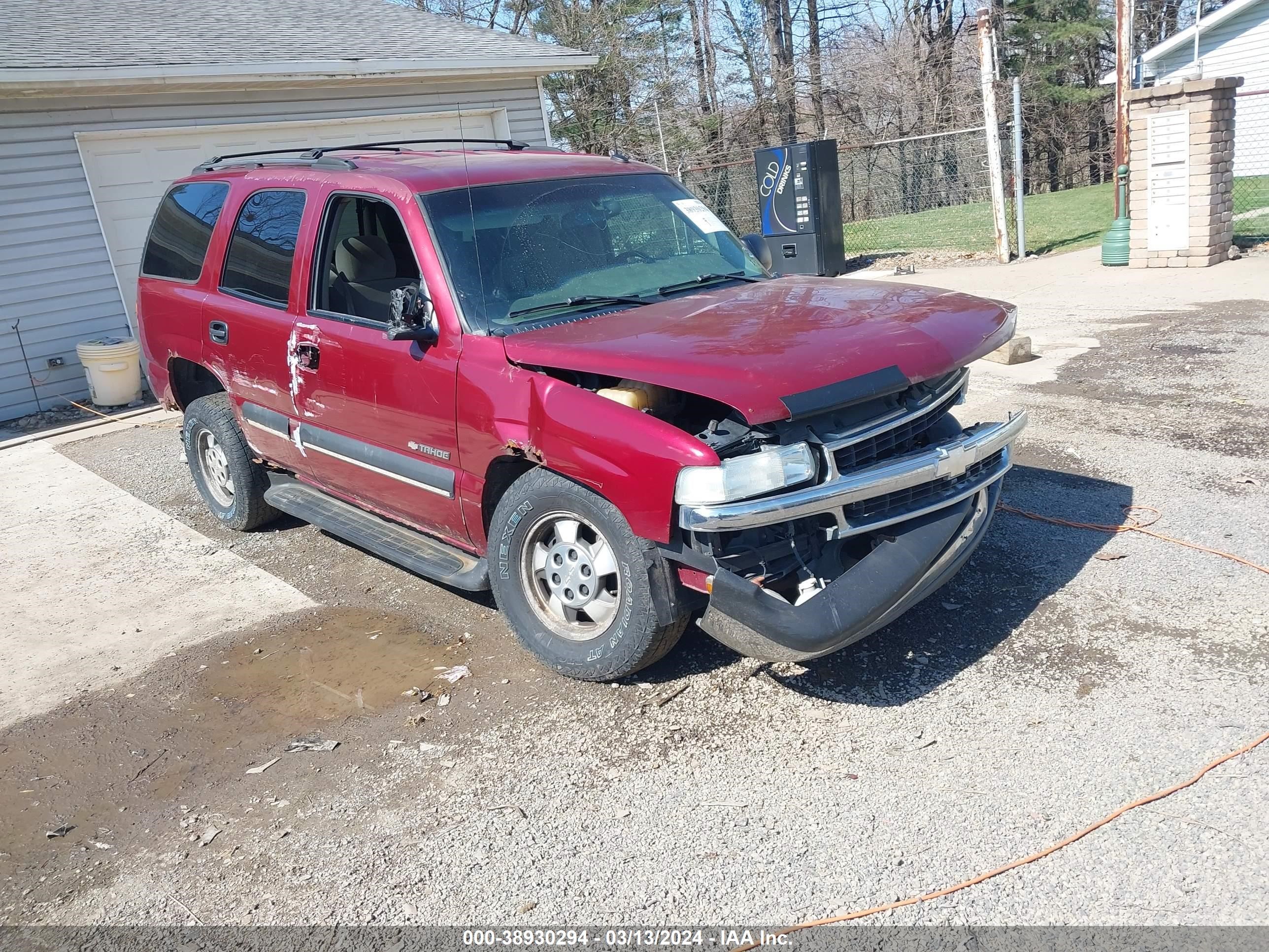 chevrolet tahoe 2003 1gnek13z63j303581