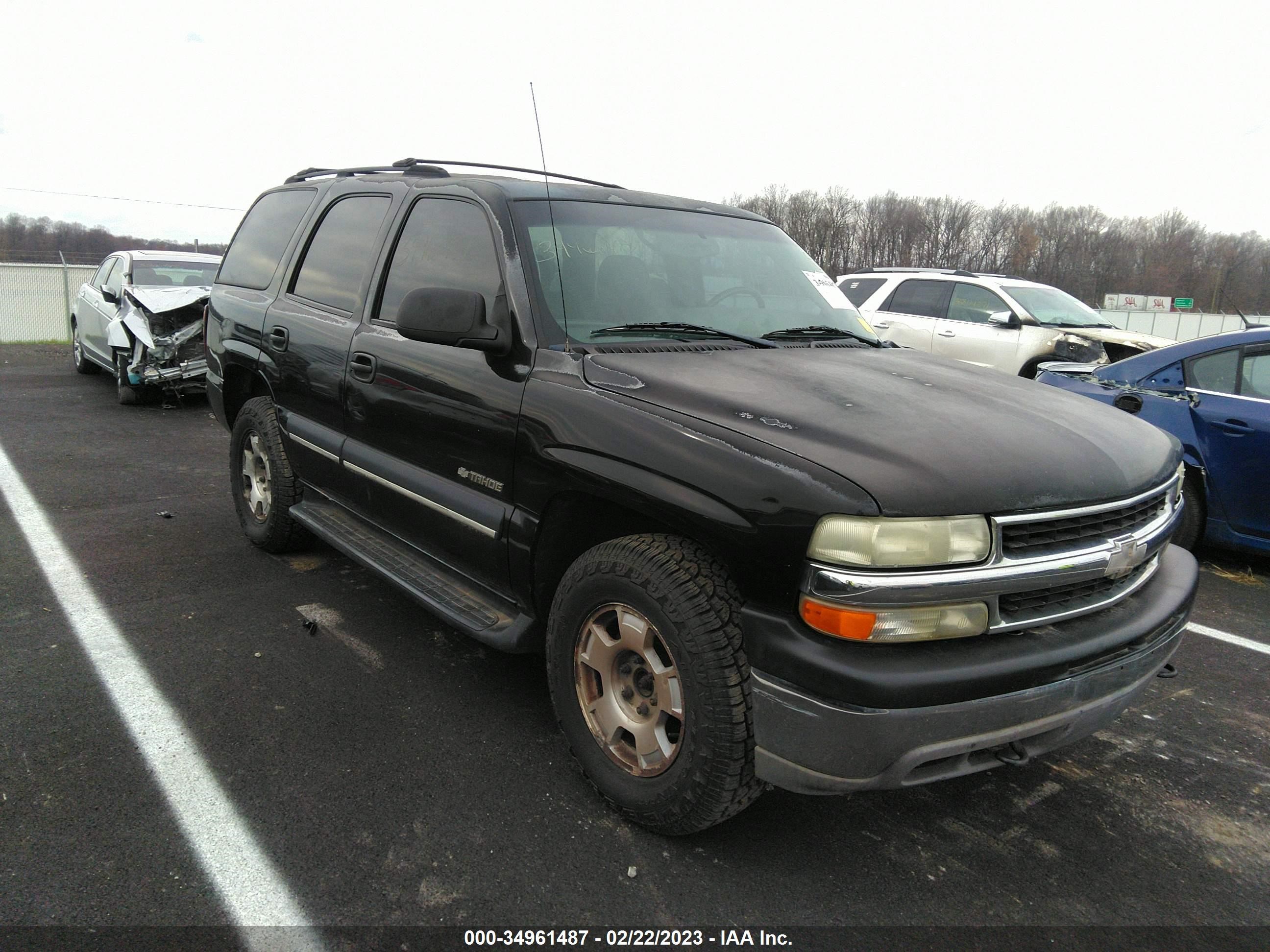 chevrolet tahoe 2003 1gnek13z83j297184