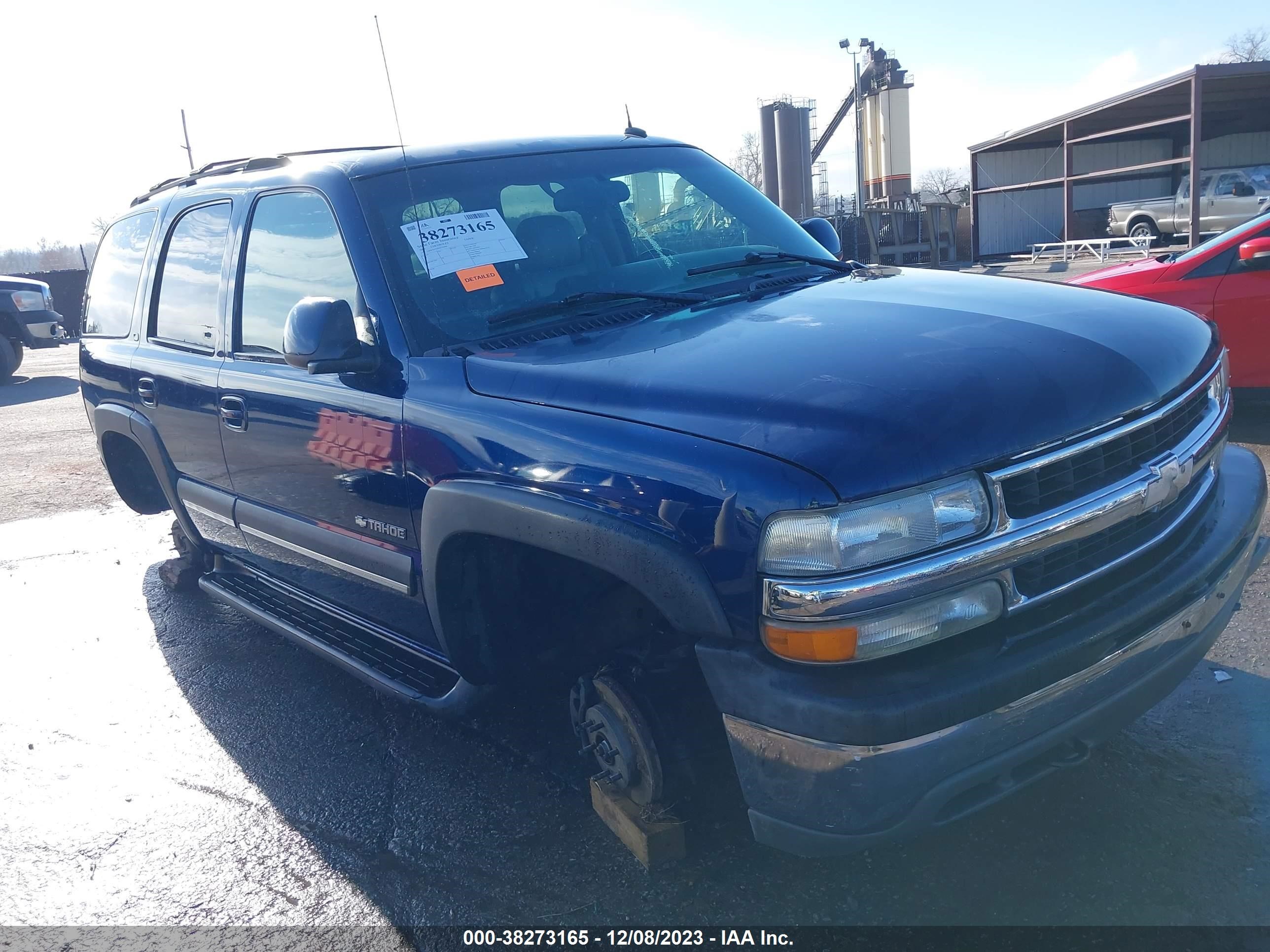 chevrolet tahoe 2003 1gnek13z93j270494