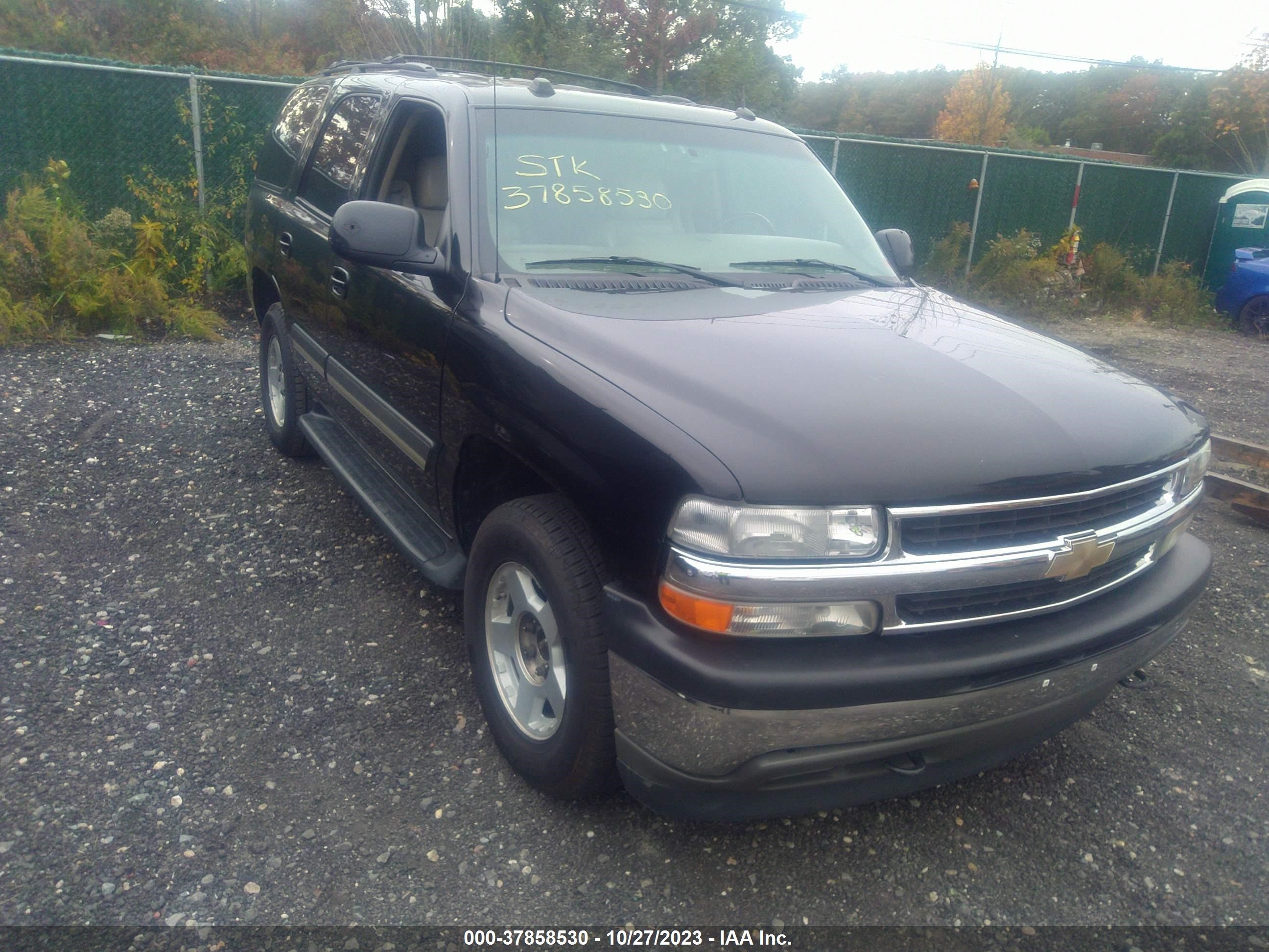 chevrolet tahoe 2005 1gnek13z95j241886