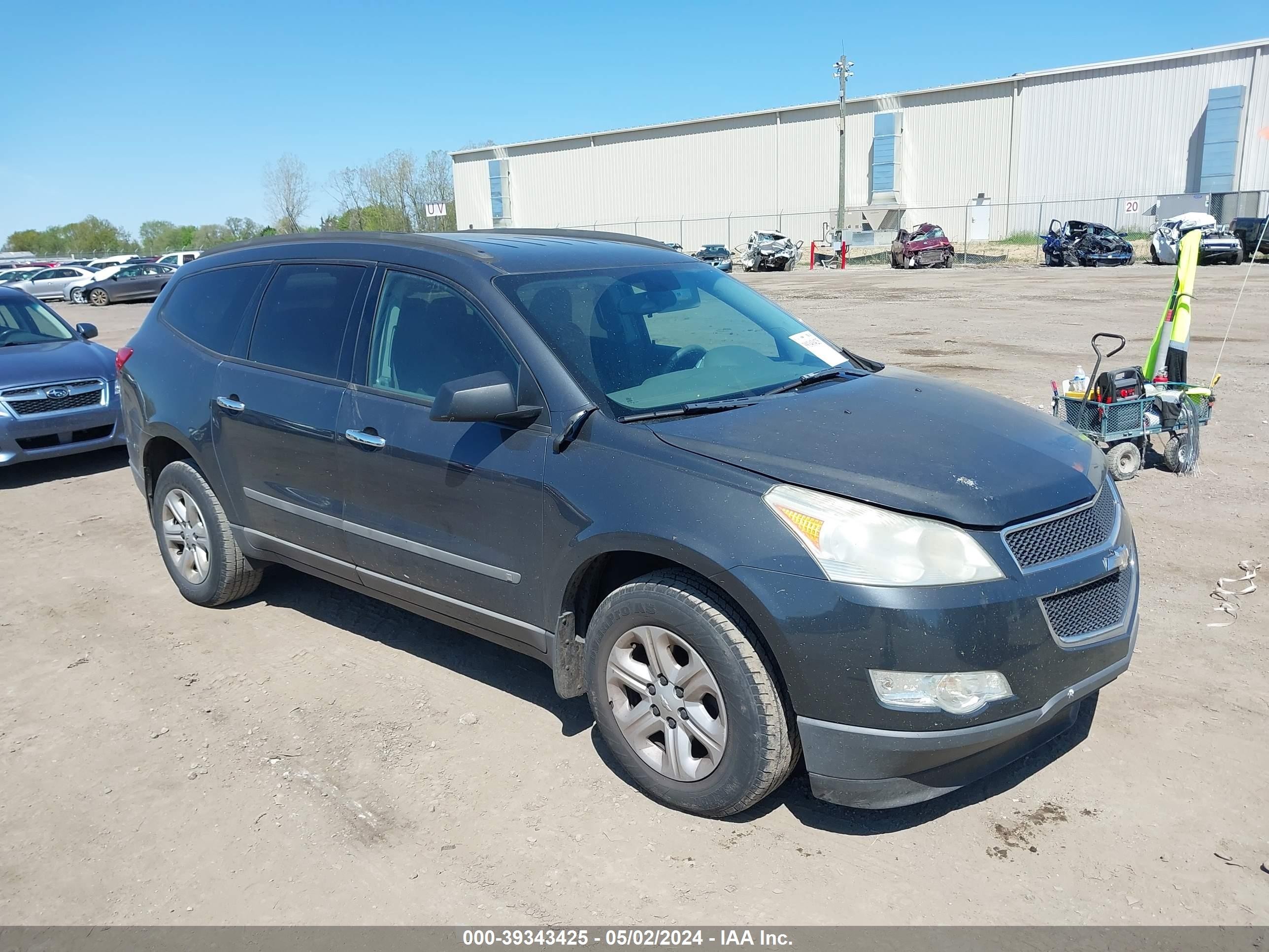 chevrolet traverse 2009 1gner13d29s172197