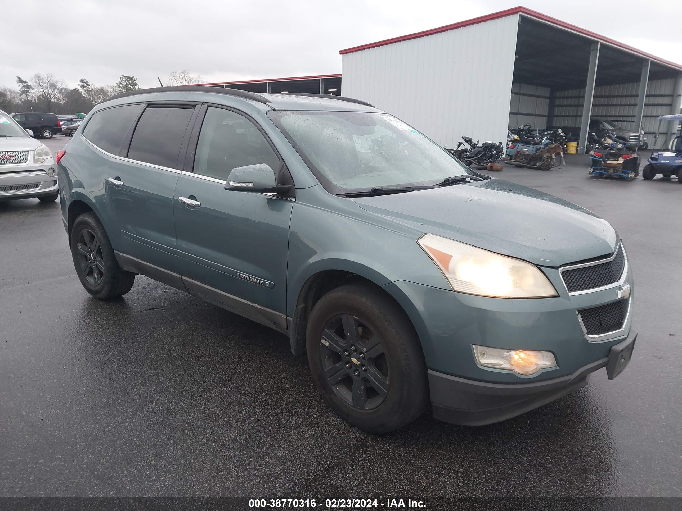 chevrolet traverse 2009 1gner23d09s156473