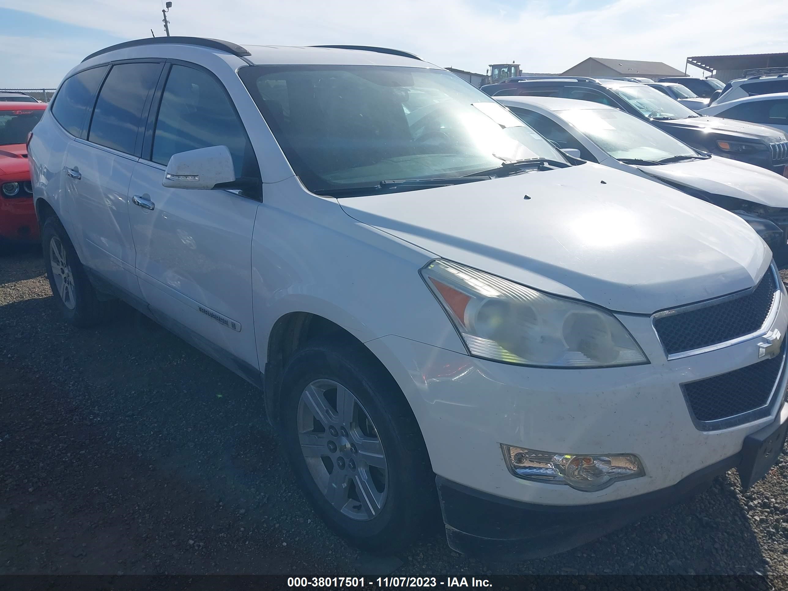 chevrolet traverse 2009 1gner23d19s108285