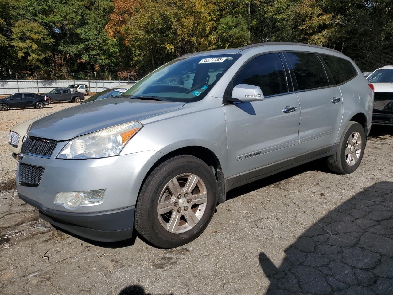 chevrolet traverse 2009 1gner23d29s108344