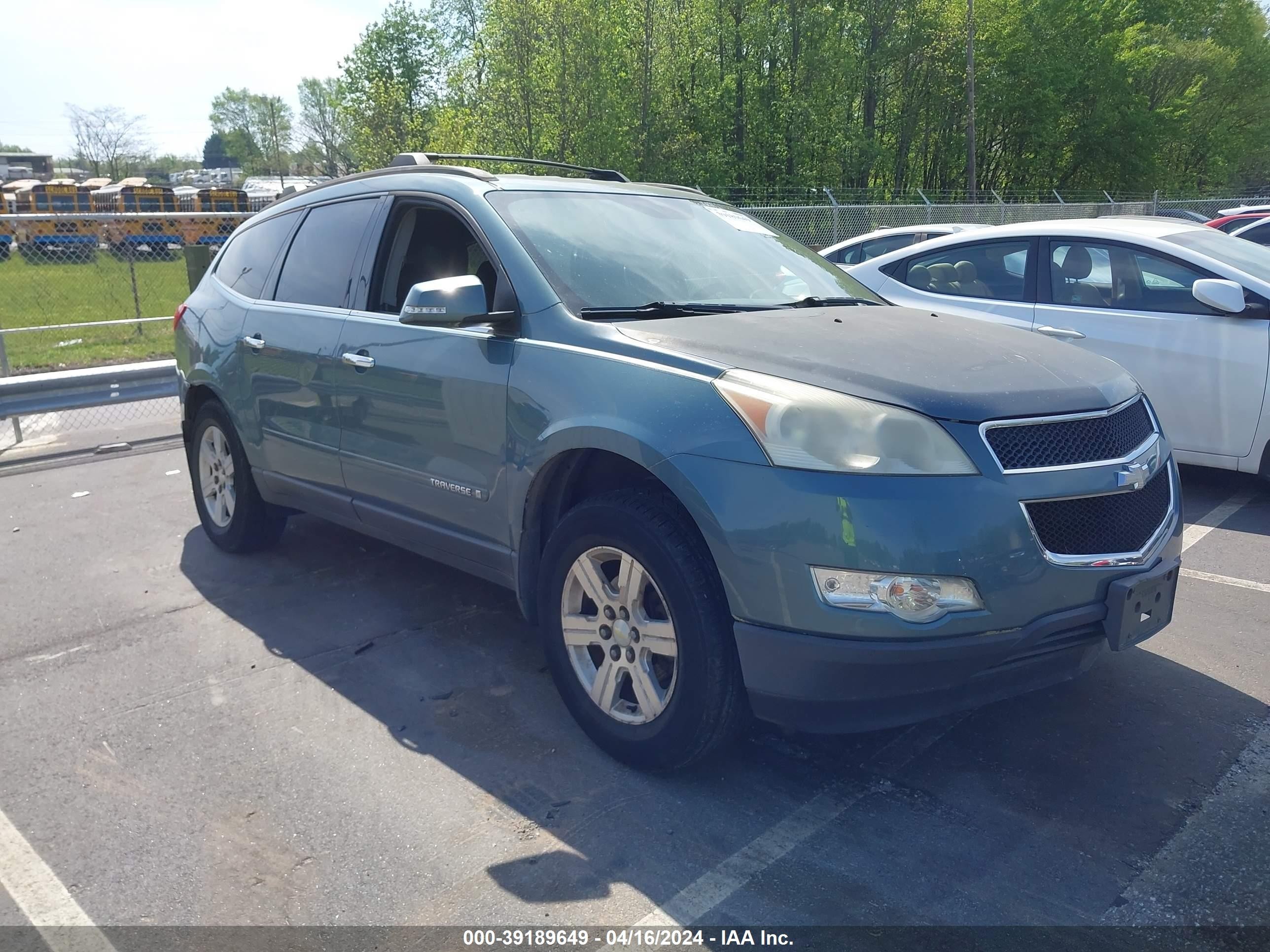 chevrolet traverse 2009 1gner23d39s112709