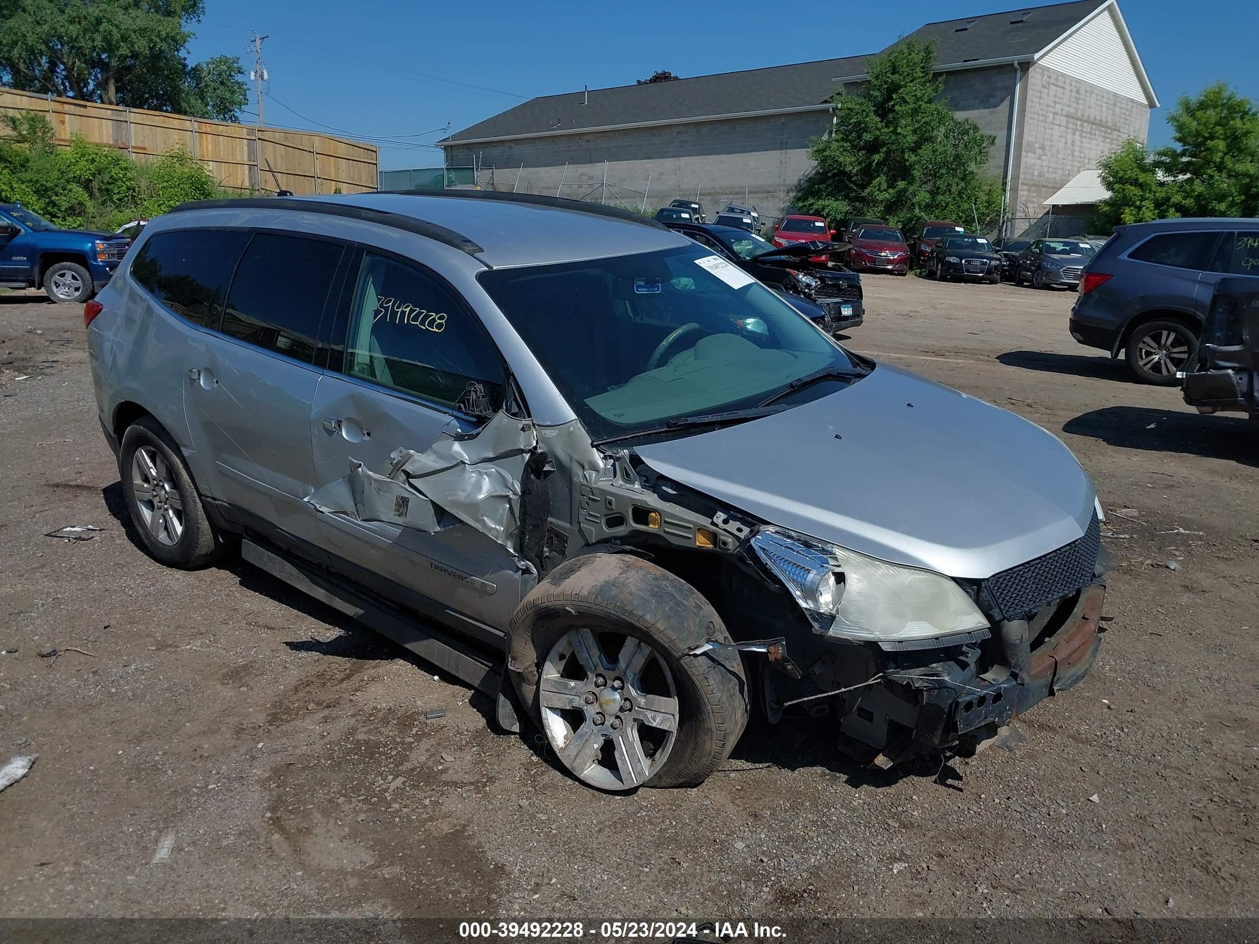 chevrolet traverse 2009 1gner23d39s157326