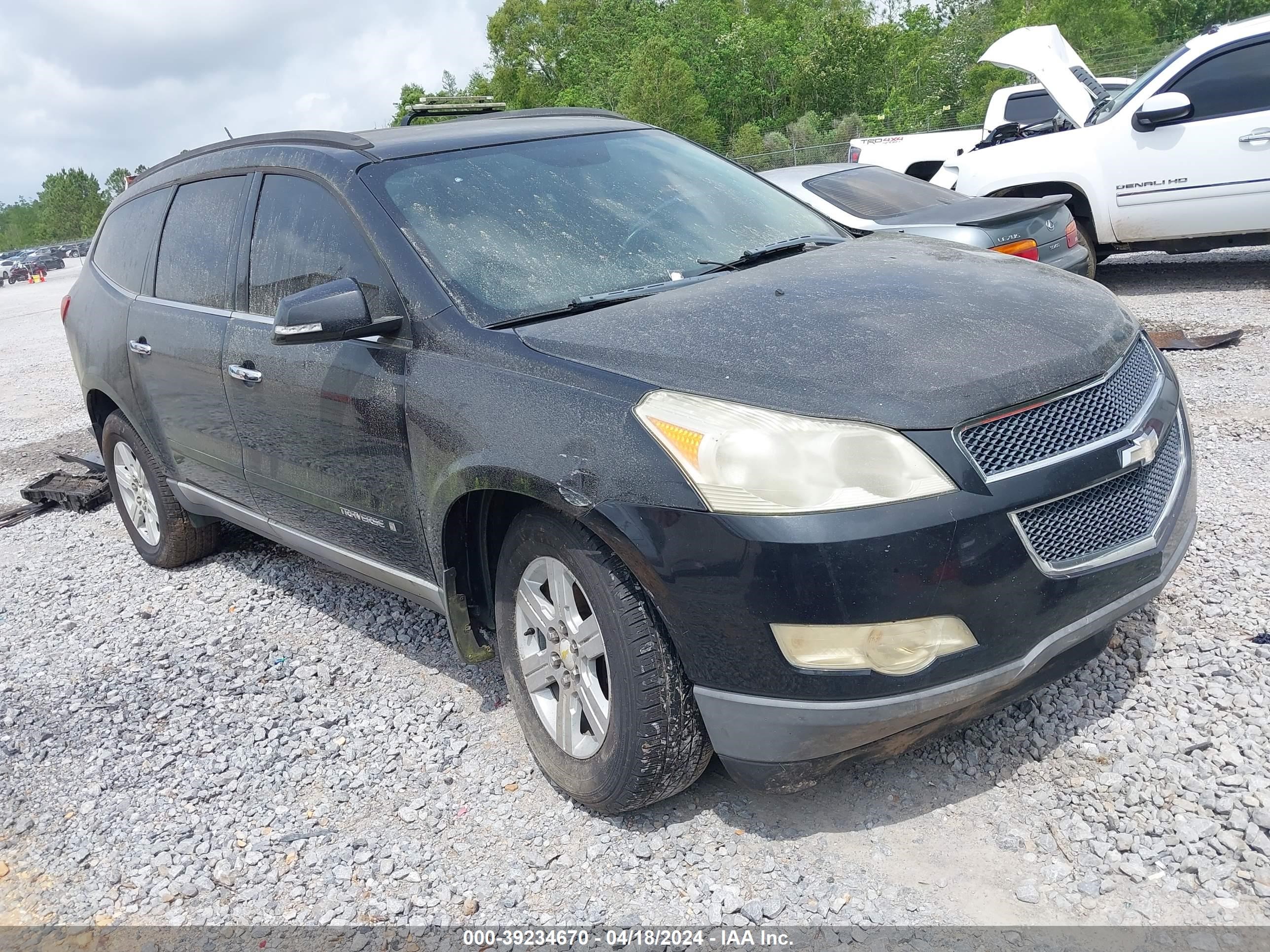 chevrolet traverse 2009 1gner23d69s171219