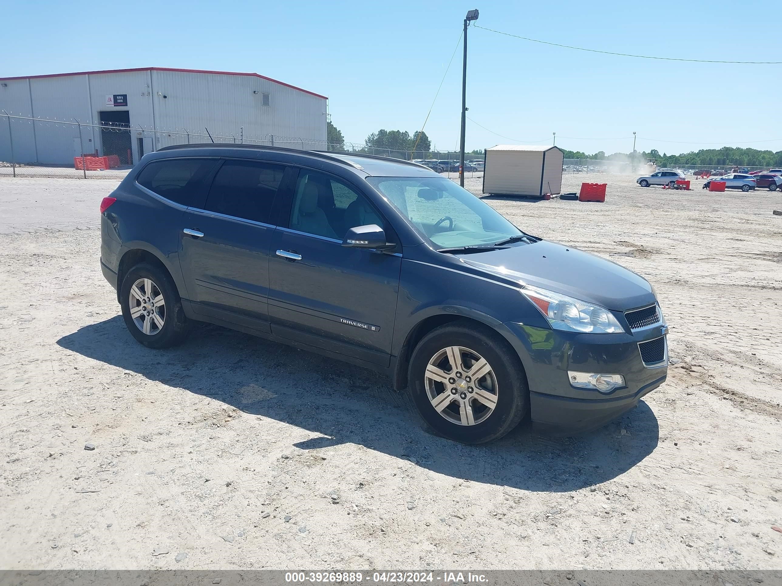 chevrolet traverse 2009 1gner23dx9s122959