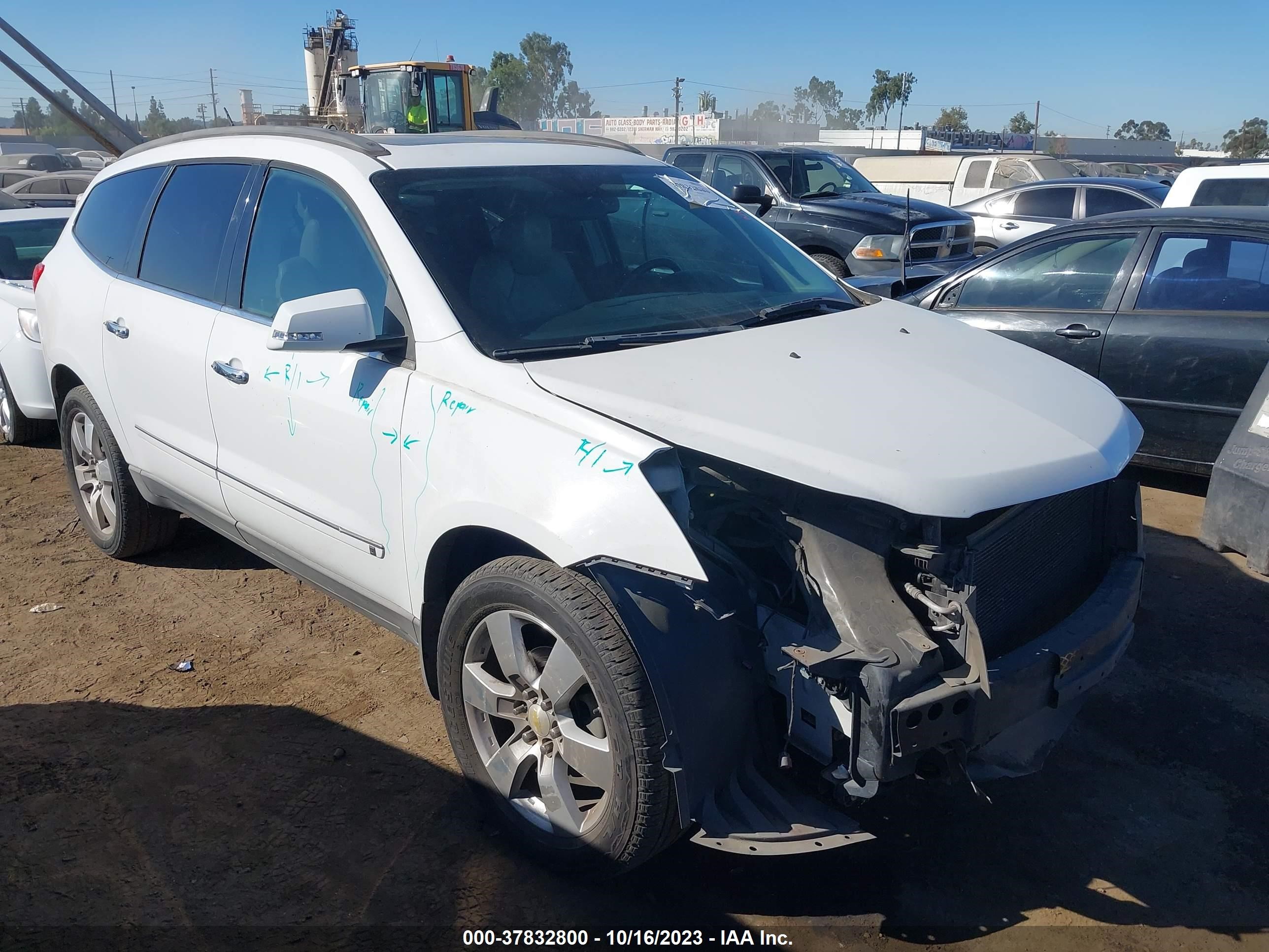 chevrolet traverse 2009 1gner33d89s126501