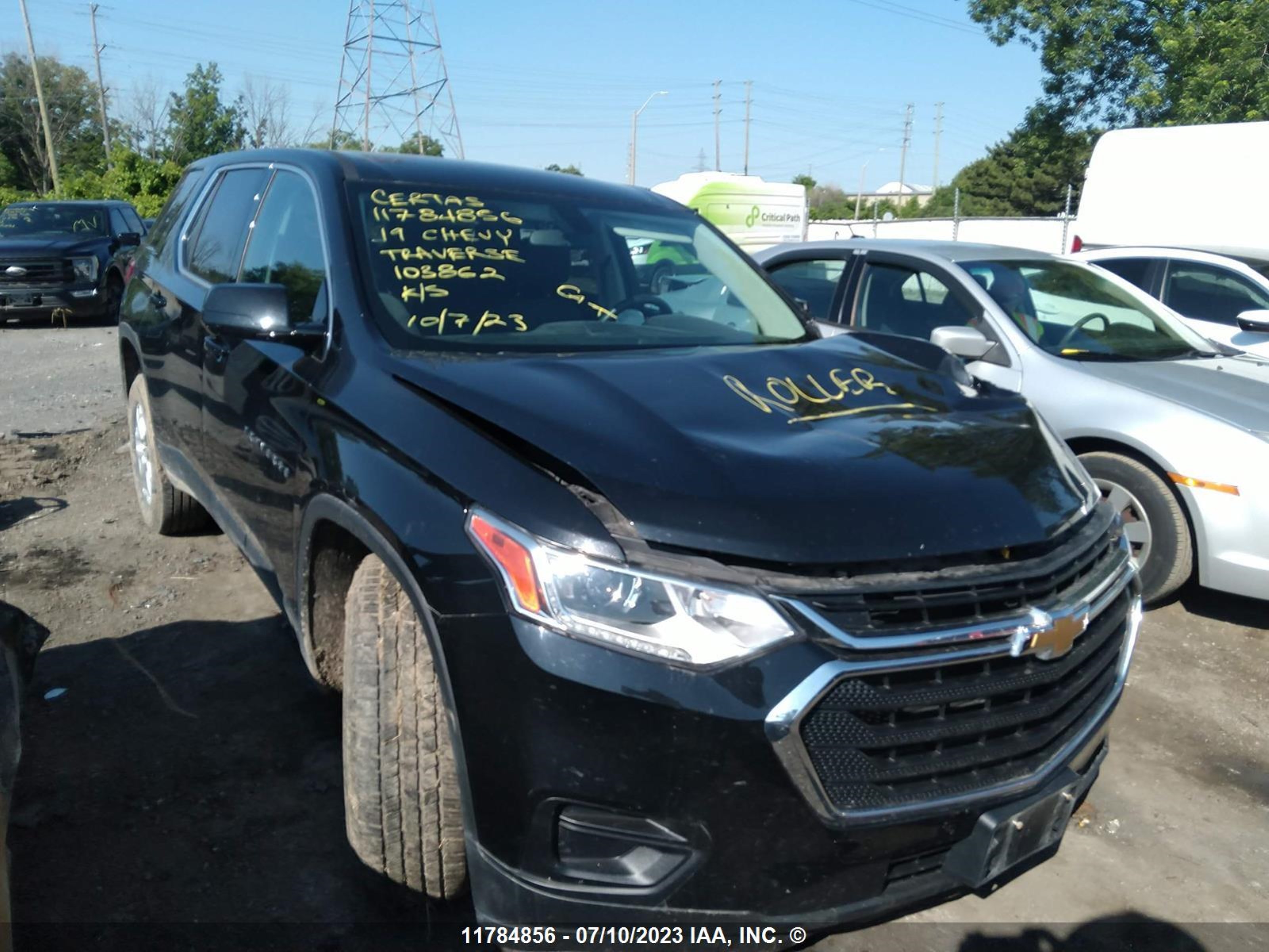 chevrolet traverse 2019 1gnerfkw2kj103862