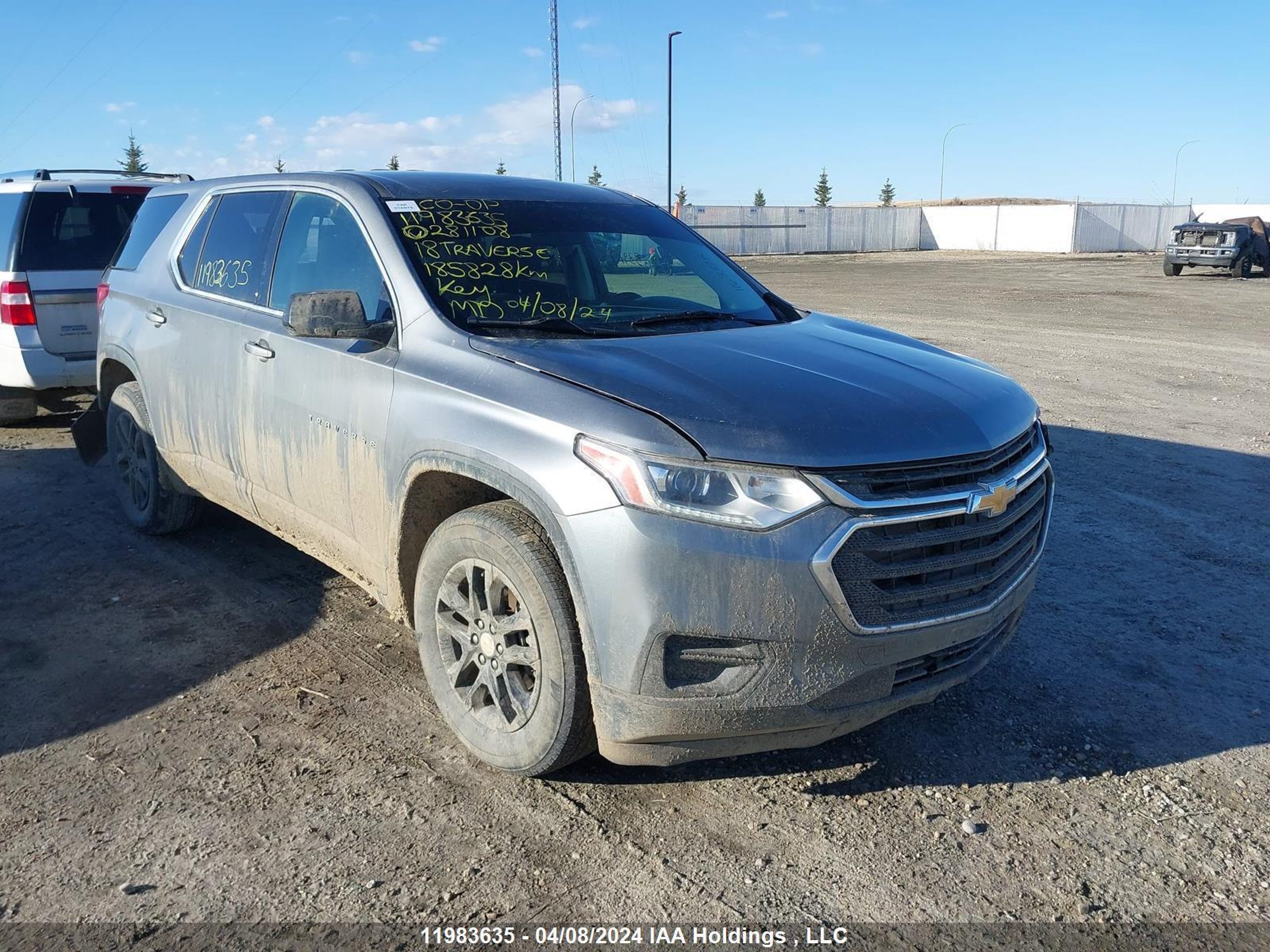 chevrolet traverse 2018 1gnerfkw4jj281108